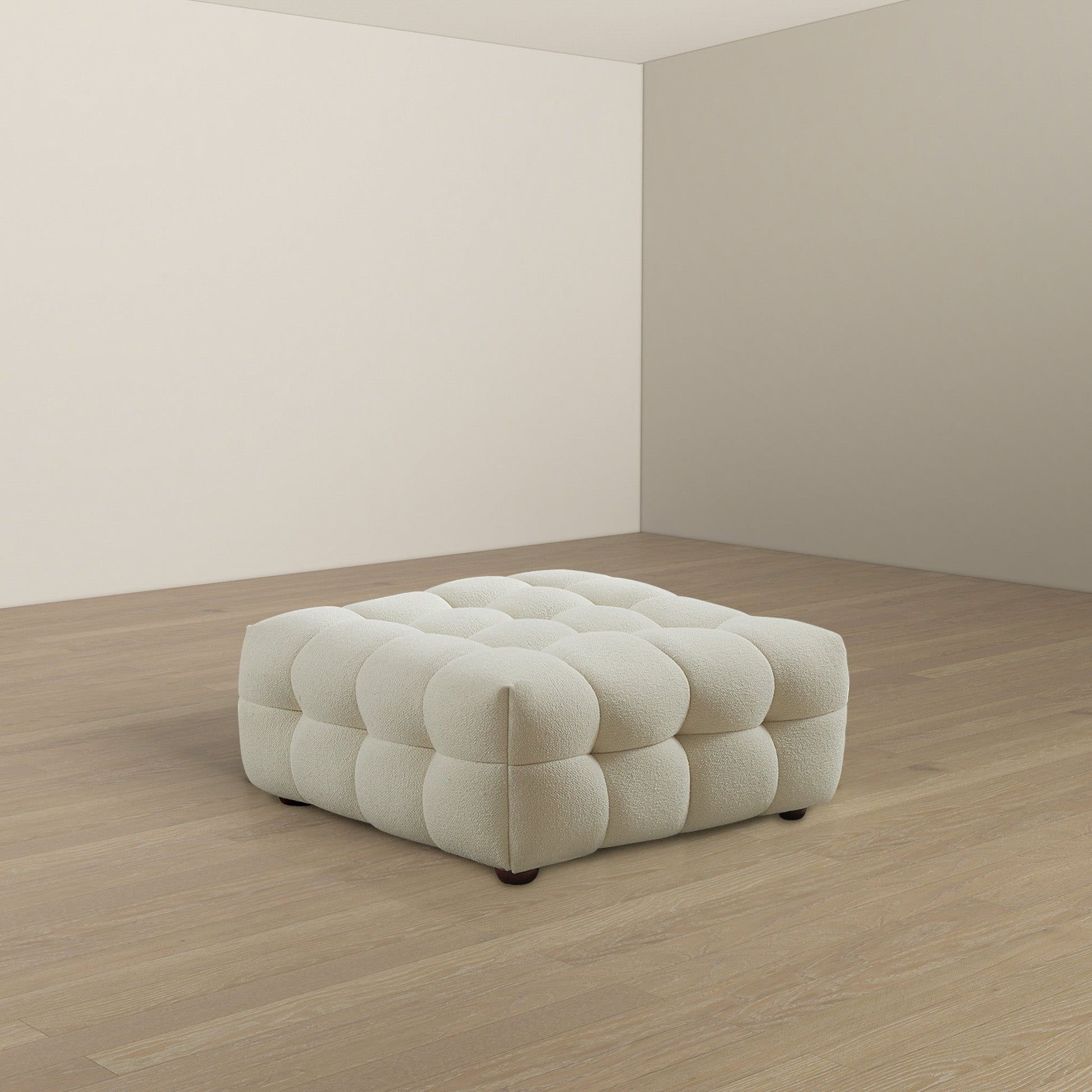 Morrison - Ottoman - Cream - Best Buy Furniture