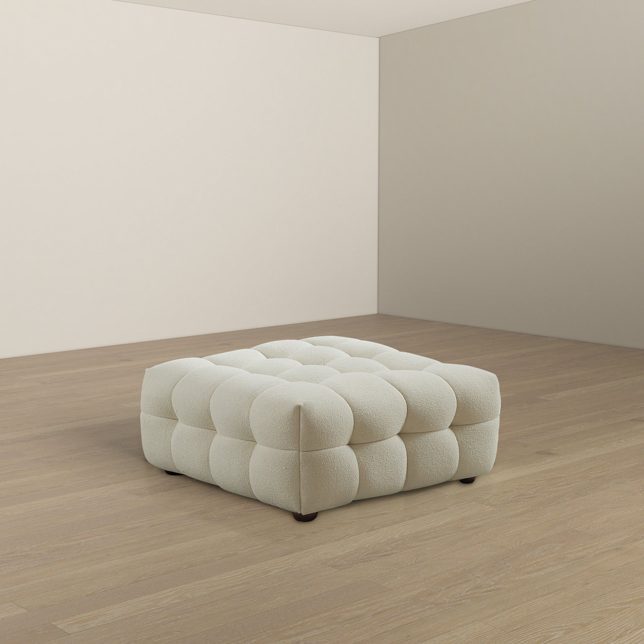 Morrison - Ottoman - Cream - Best Buy Furniture
