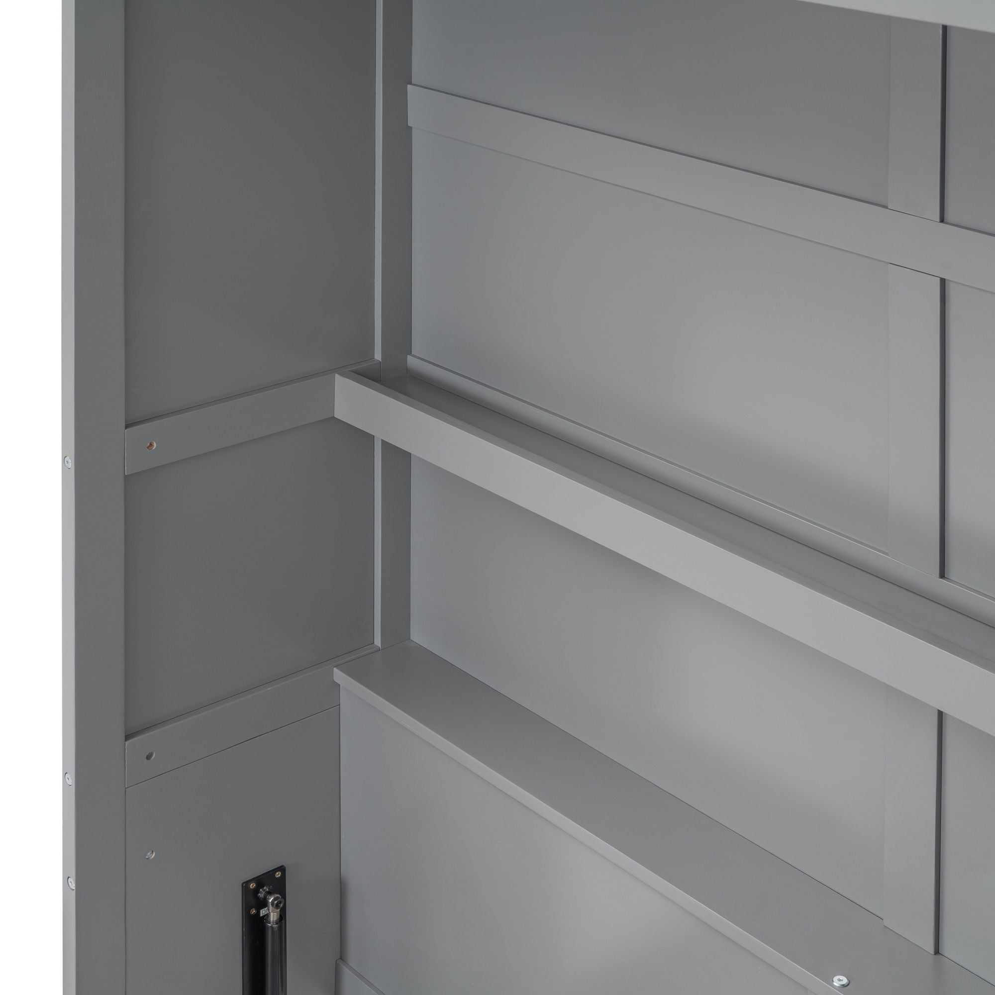 Murphy Wall Bed With Shelves, Space Saving