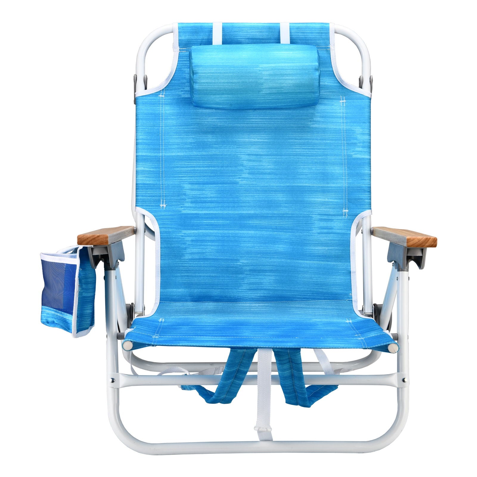 Backpack Beach Chair, 5 Position Chair With Pouch Folding Lightweight Positions
