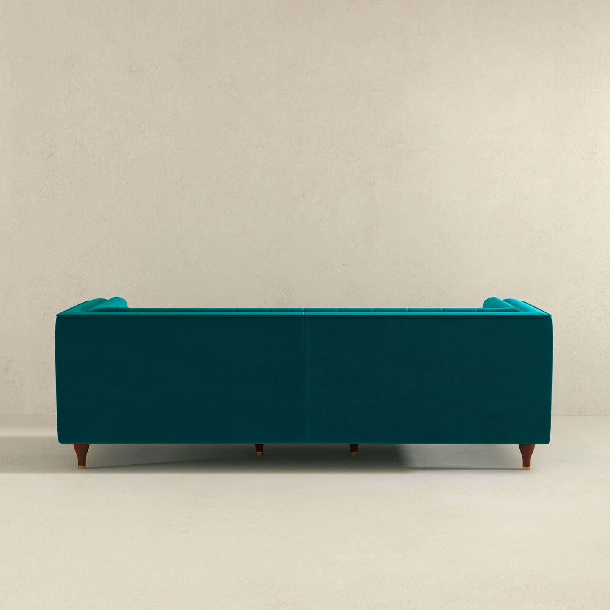 Evelyn - Mid-Century Modern Leather Luxury Chesterfield Sofa