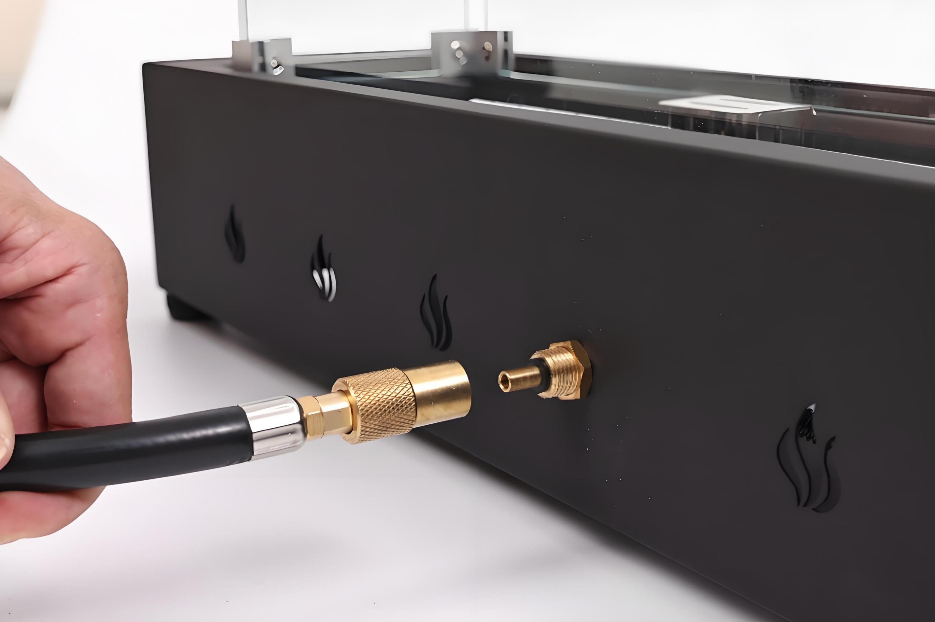 28-Inch Rectangle Fire Pit with 40000 BTU Propane Heating