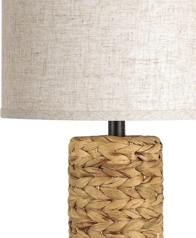 Tall Farmhouse Rustic Table Lamps Set of 2