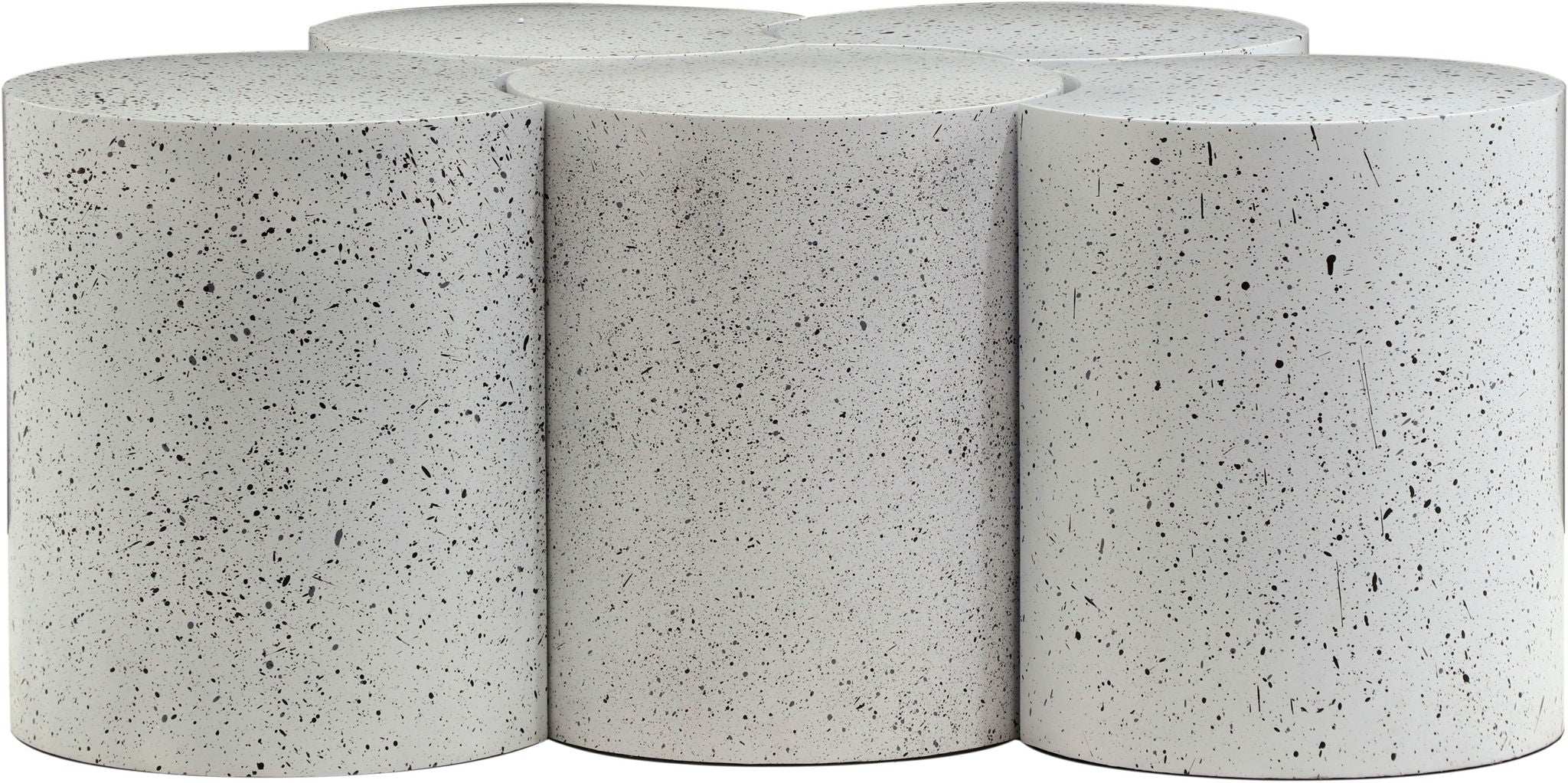 Dimple - 5 Piece Modular Coffee Table - Terazzo Finish