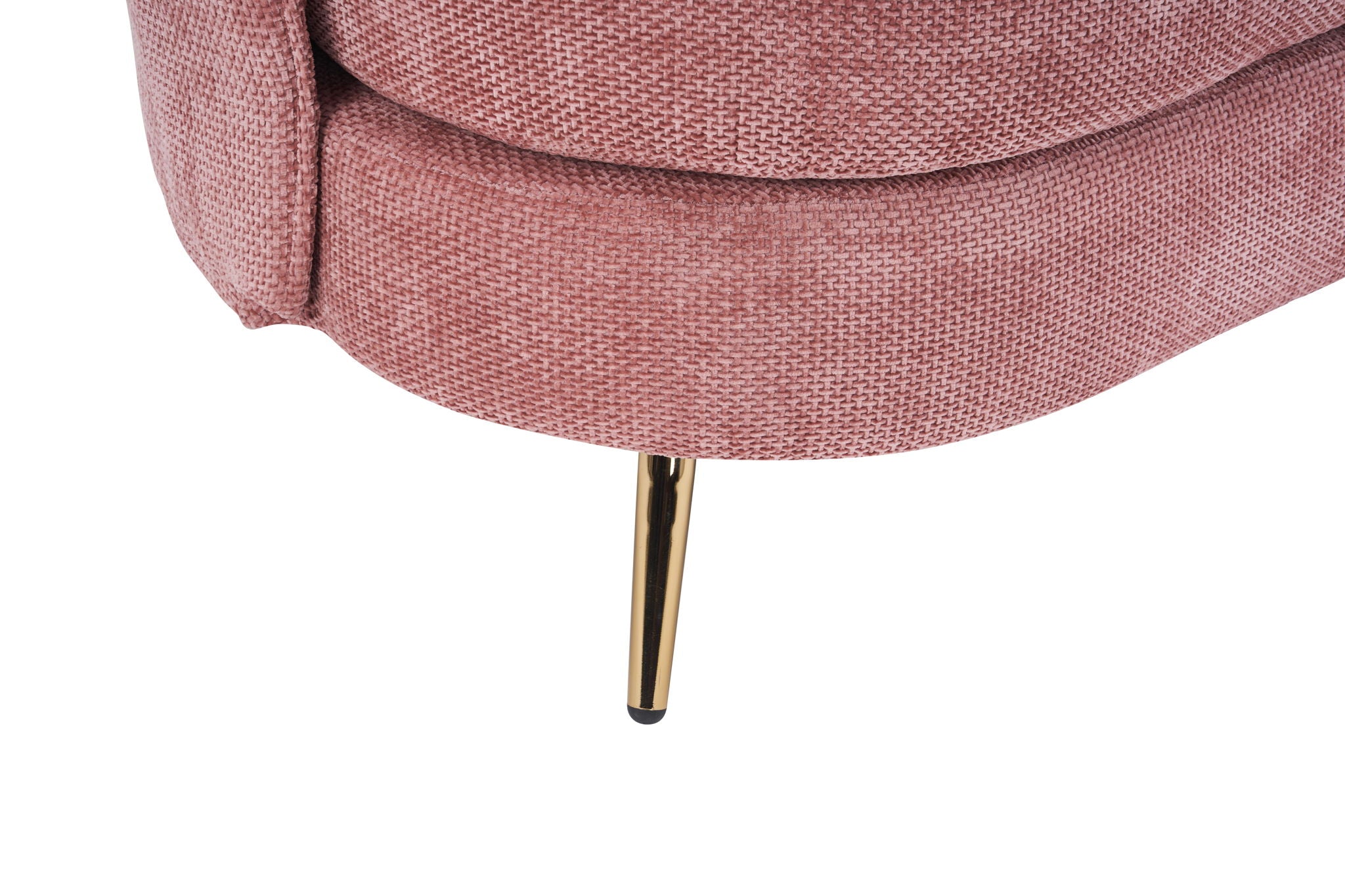 Loveseat Sofa, Upholstered Couch With Metal Legs