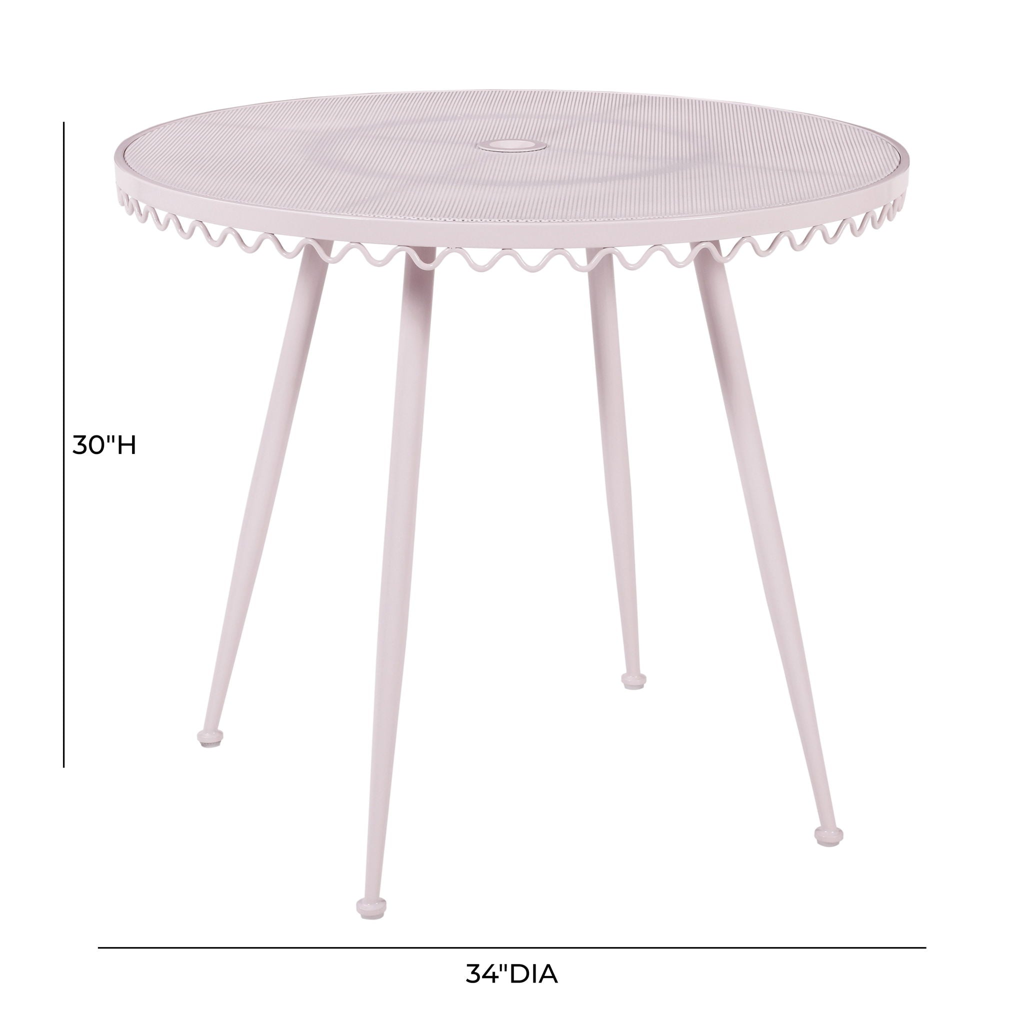 Erica - Wrought Iron Outdoor Cafe Table