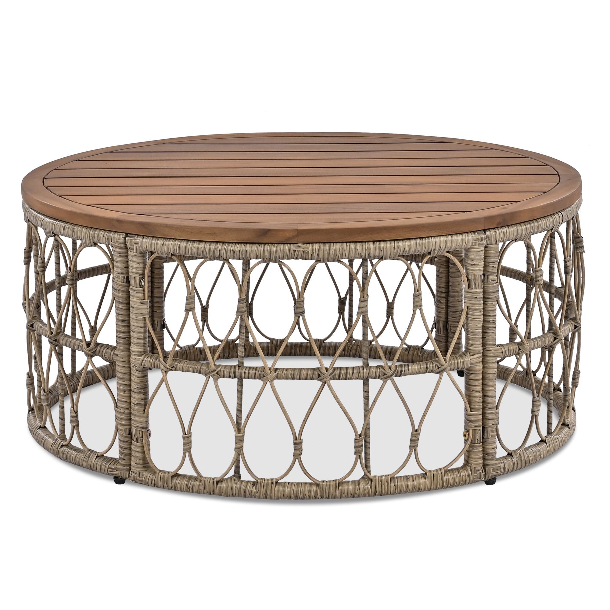 GO Bohemia-Inspired 4-Person Outdoor Seating Group With Removable Cushions