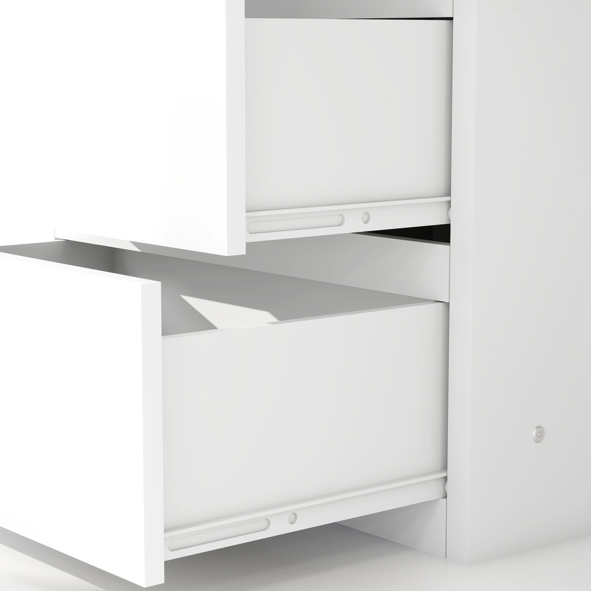 2 Door Storage Desk Wardrobe For Bedroom With Shelves And Drawers