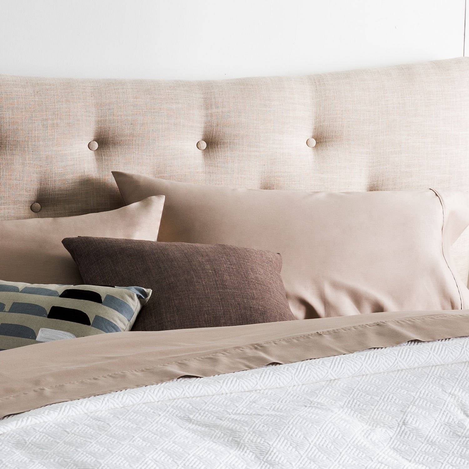 Brookside Tencel Sheet Set - Split King - Sandstone