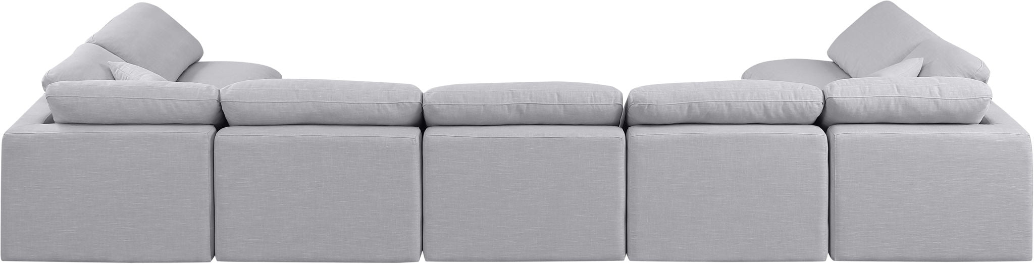 Indulge - Linen 7 Piece Modular U-Shaped Sectional