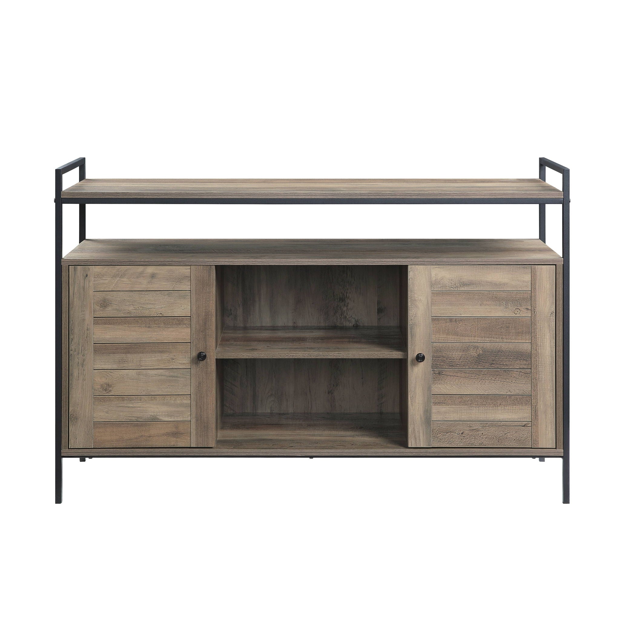 Baina - Rustic TV Stand - Oak - Best Buy Furniture