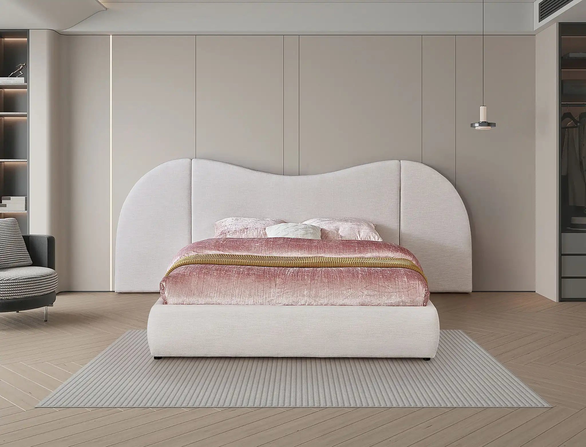Everest - Linen Fabric Bed