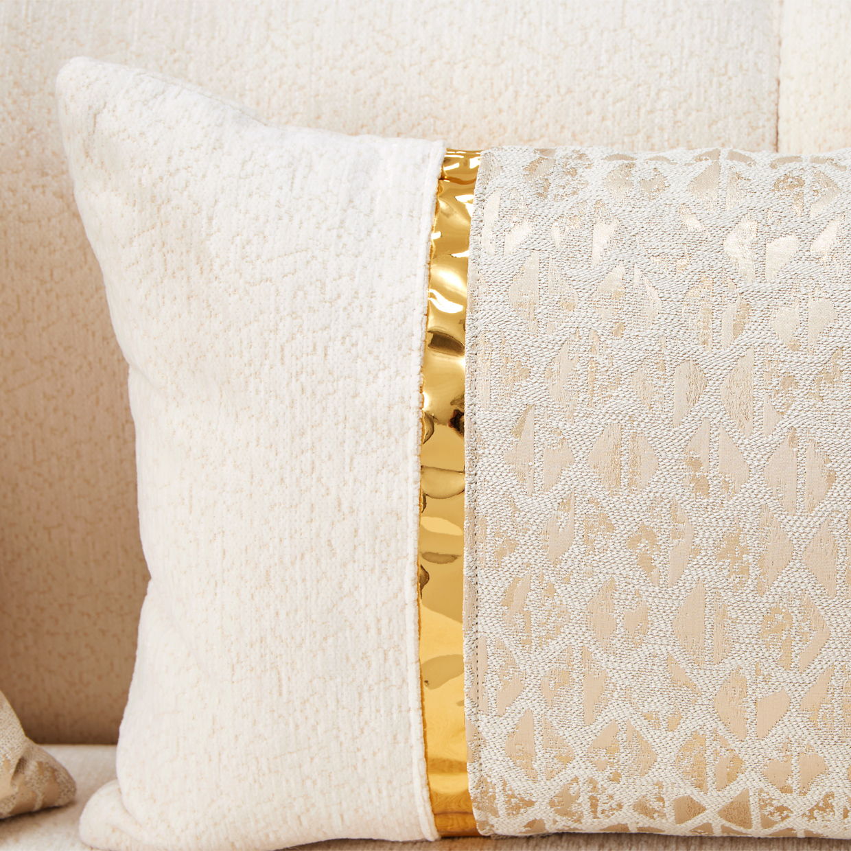 Sassani - Sofa - Crepe / Gold