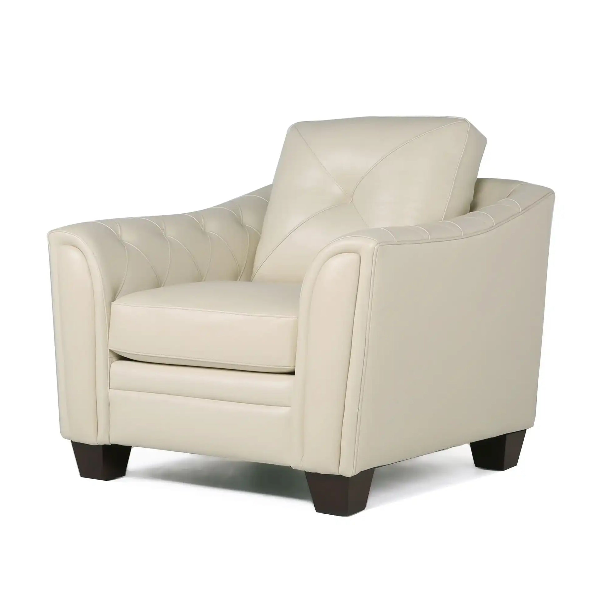 Modern Tufted Leather Chair - Best Buy Furniture