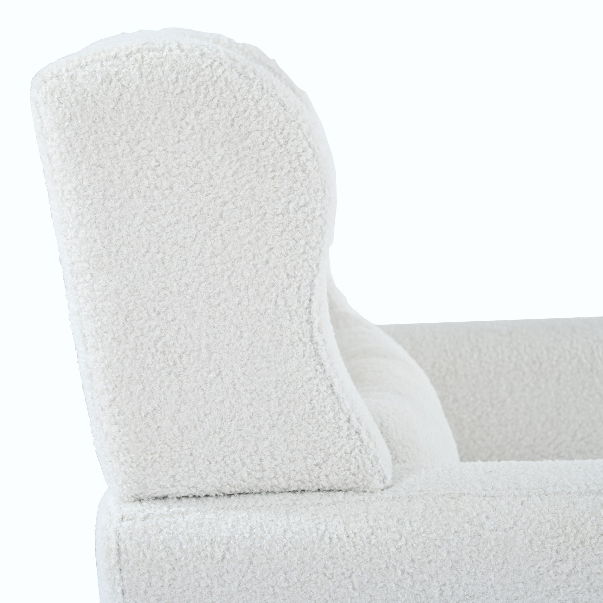 Modern Accent Chair, Chenille Arm Chairs For Living Room, Upholstered Mordern Armchair, Comfy Soft Padded Lounge Chair In Small Space, Bedroom, With Pillow, Solid Wood Leg