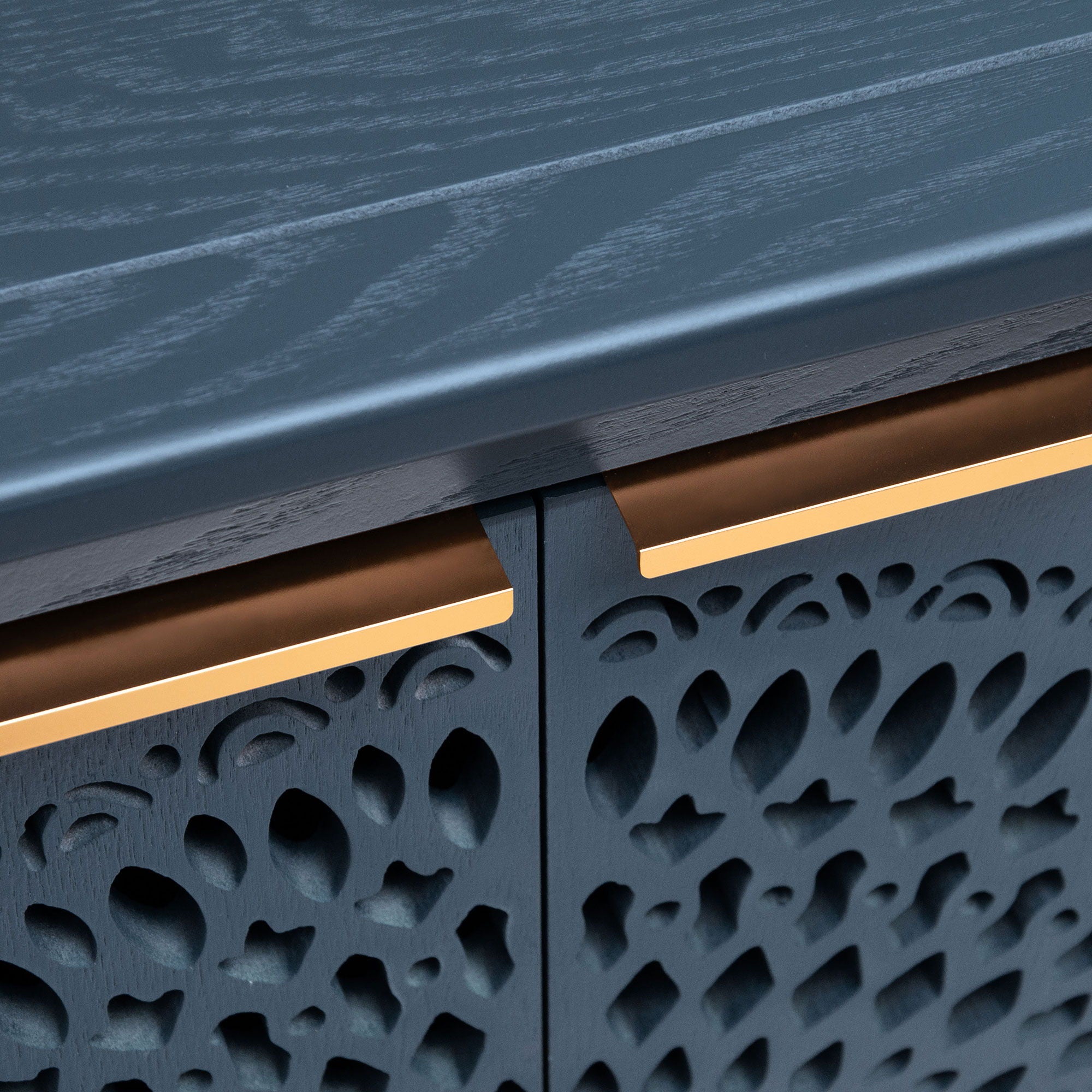 Hollow - Carved 2 Doors Accent Cabinet