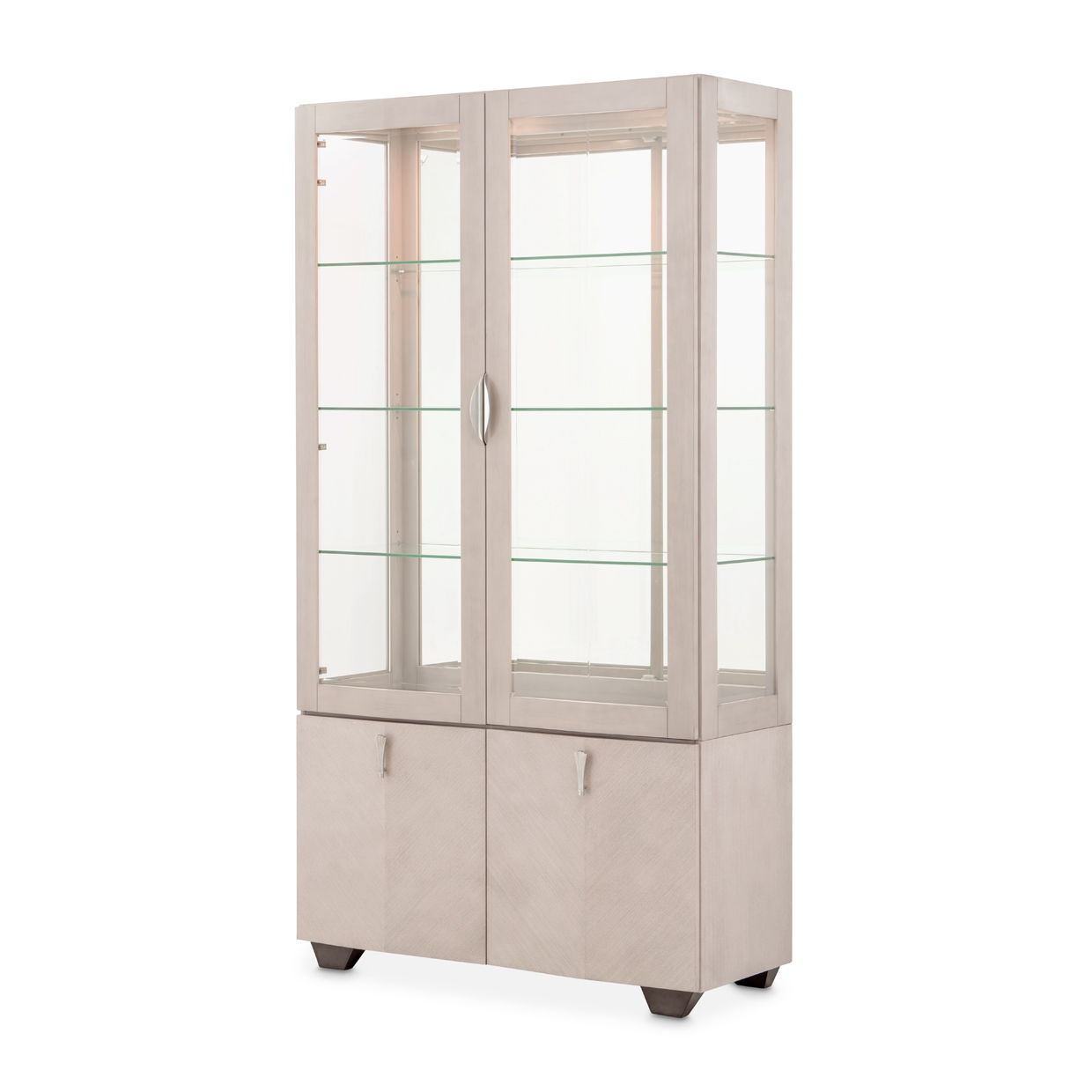Fantosini - Display Cabinet - Silver Mist - Best Buy Furniture