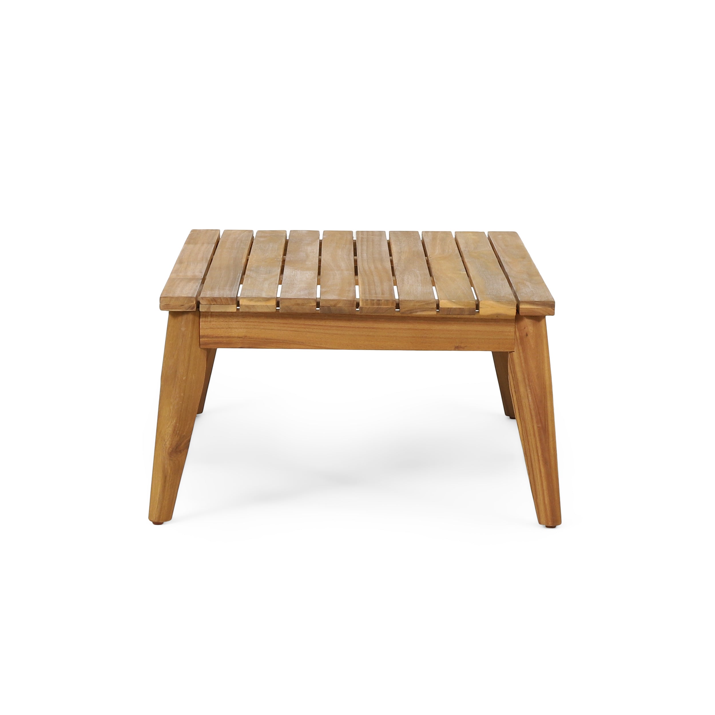 Anisa Acacia Wood & Woven Rope Outdoor Chat Set