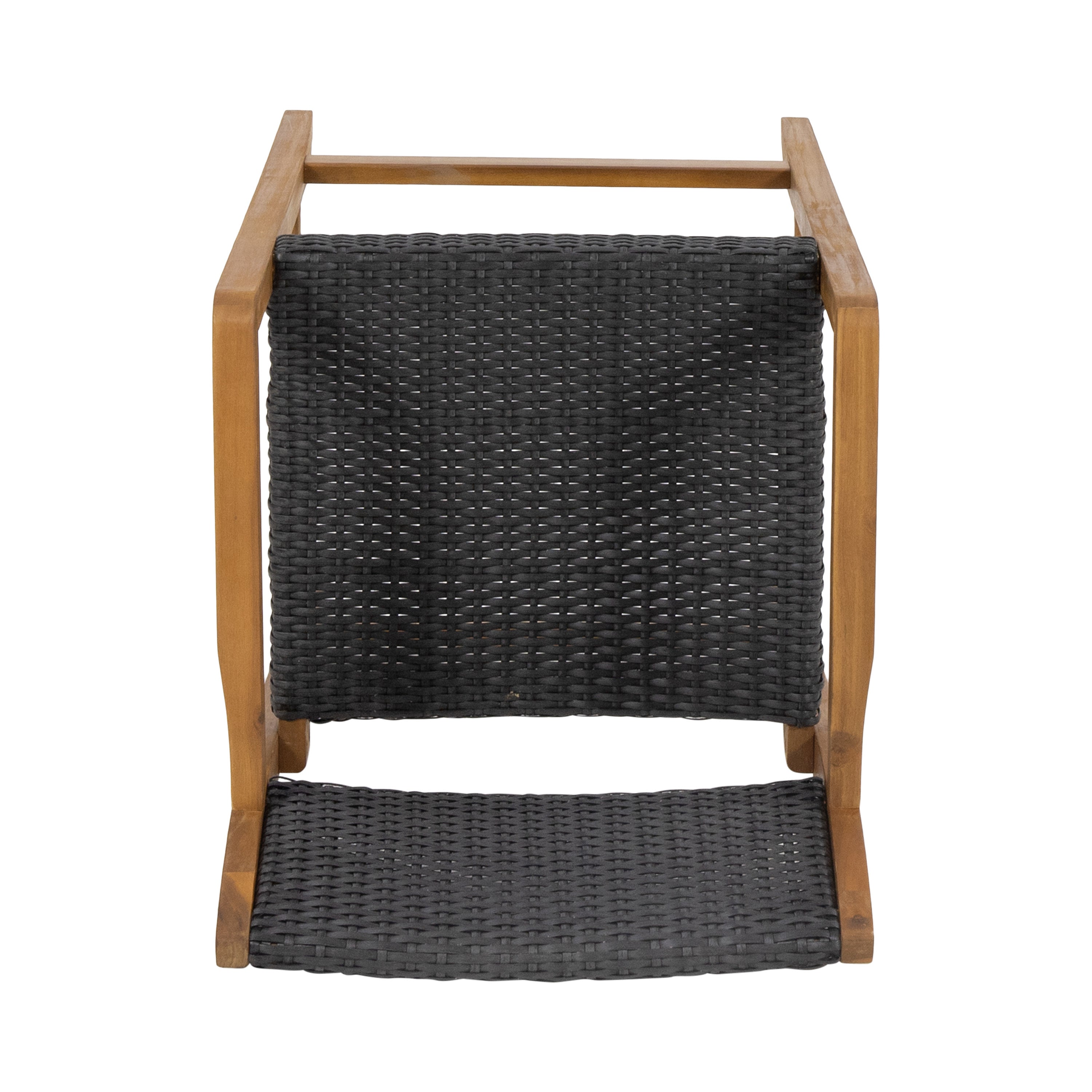 Wicker bar stools set of 2