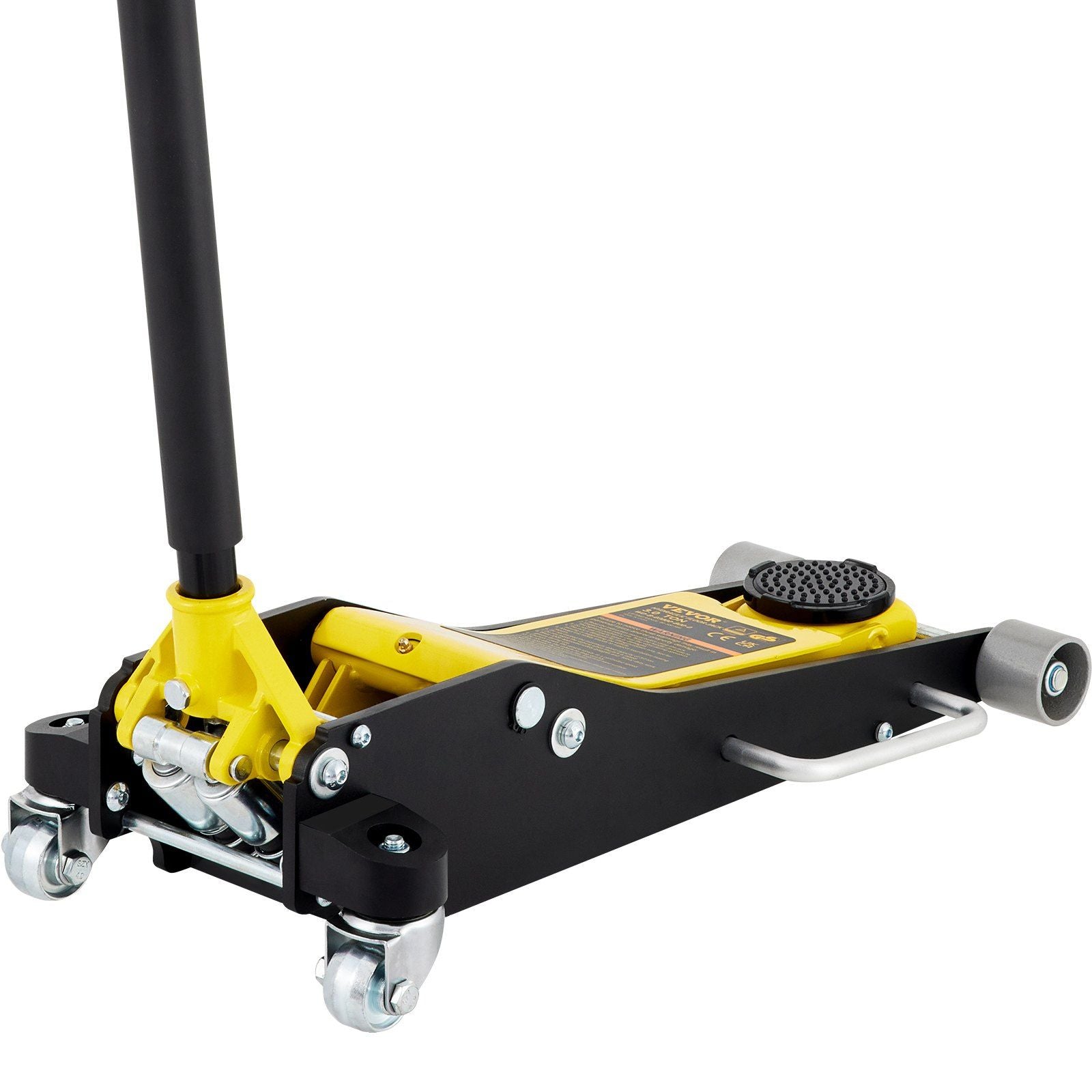 Vevor Racing Floor Jack 3 Ton Dual Pump Lift - Natural