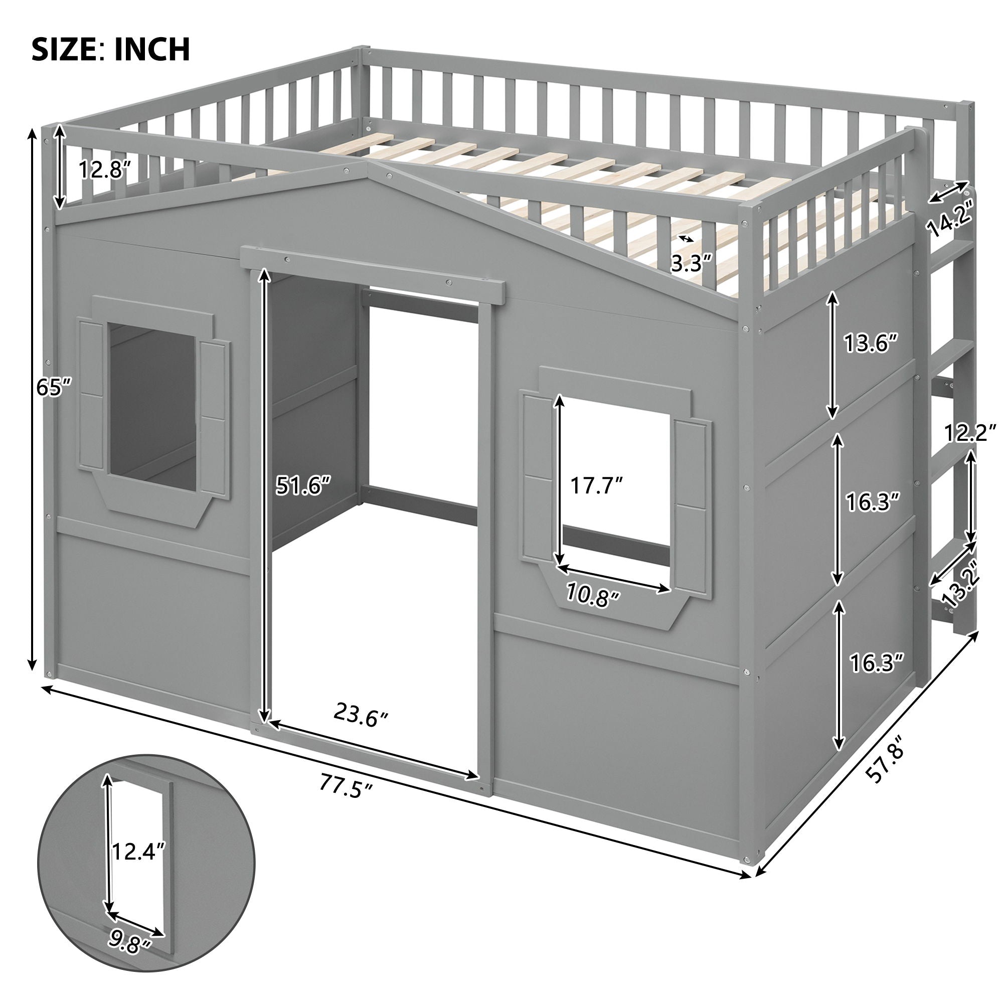 House Loft Bed With Ladder