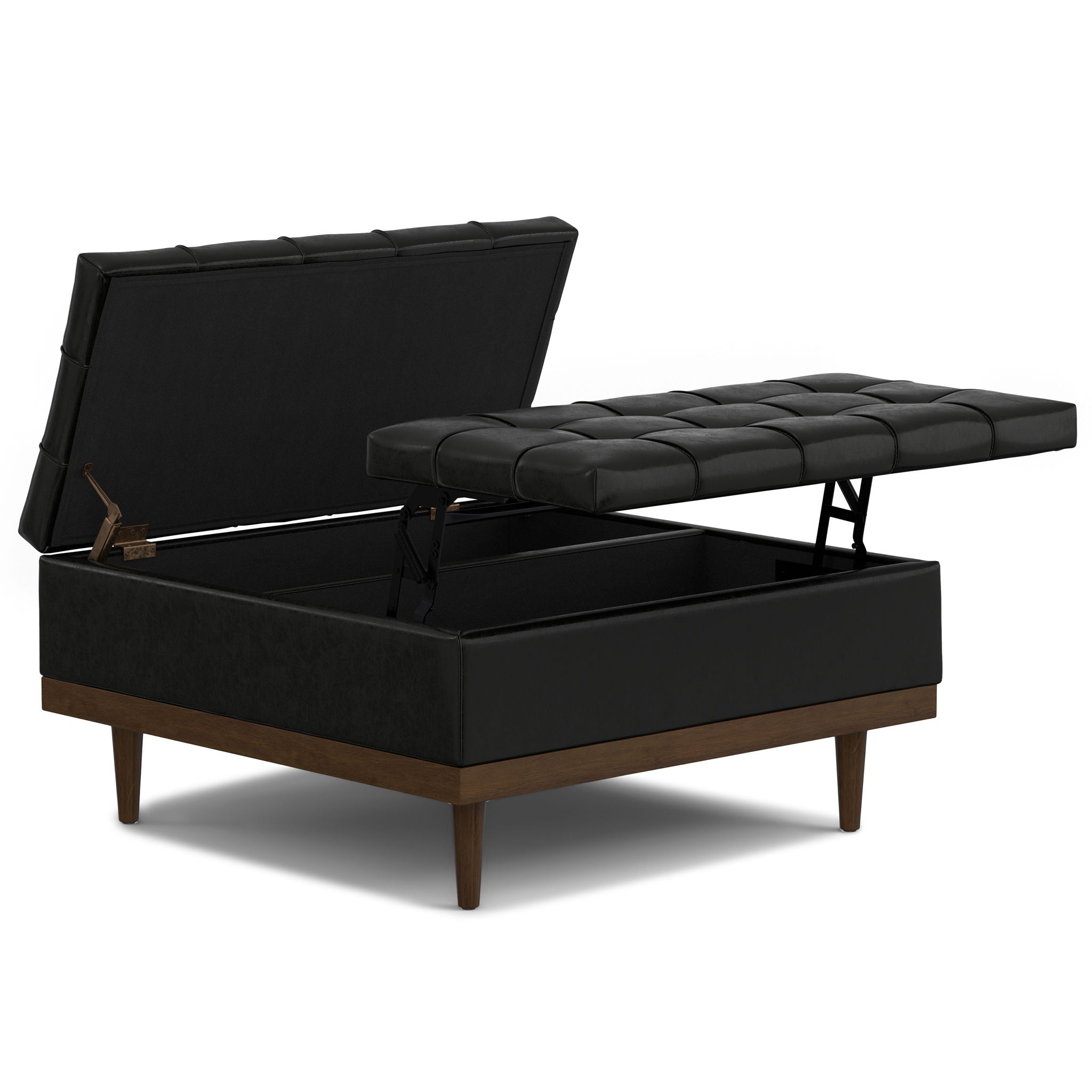 Mariah - Upholstered Lift Top Table Storage Ottoman - Best Buy Furniture