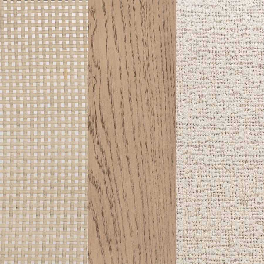 Kailani - Radio Weave Cane Counter Dining Side Chair (Set of 2) - Beige Oak - Best Buy Furniture