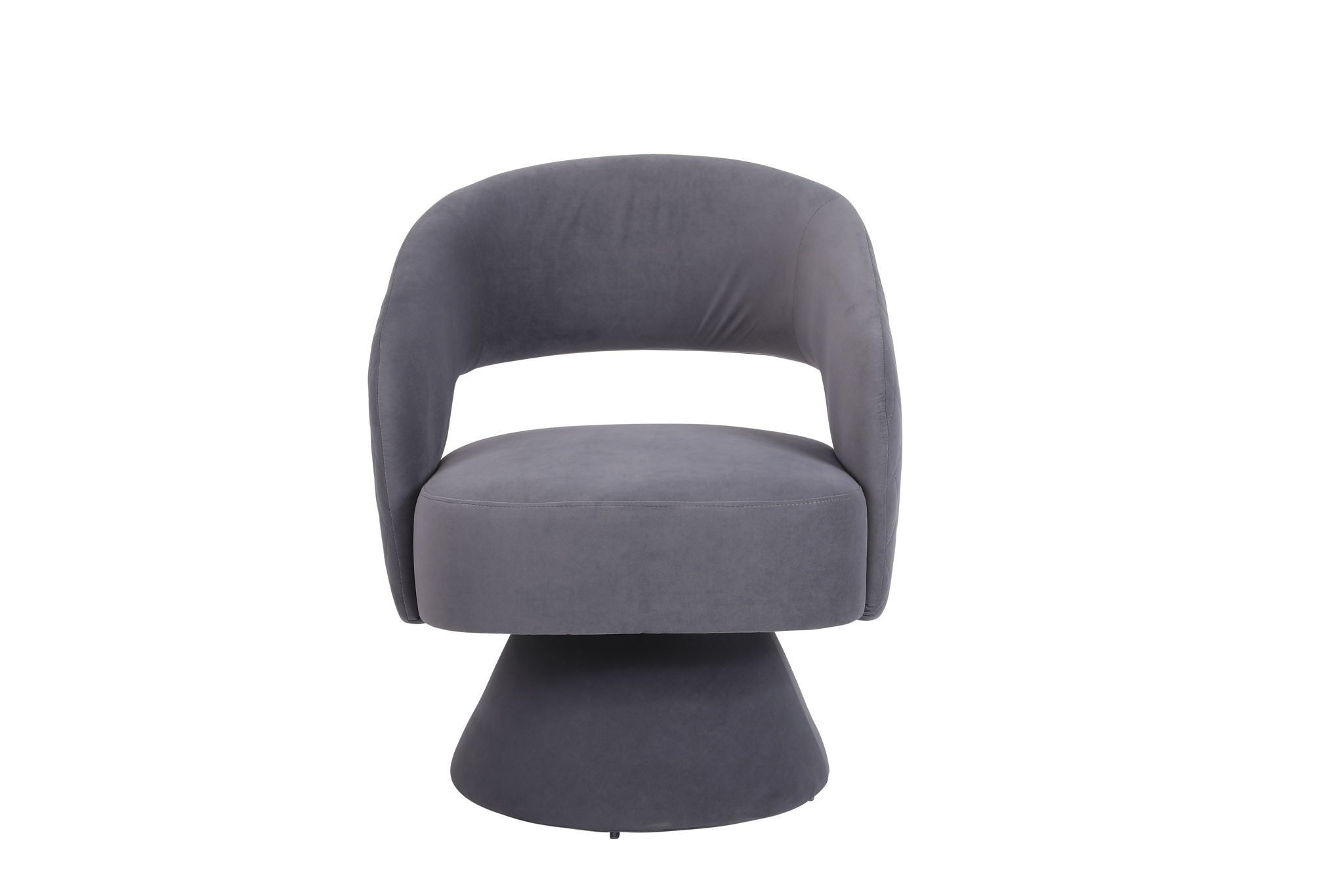 Round Barrel Swivel Accent Chair Armchair For Living Room
