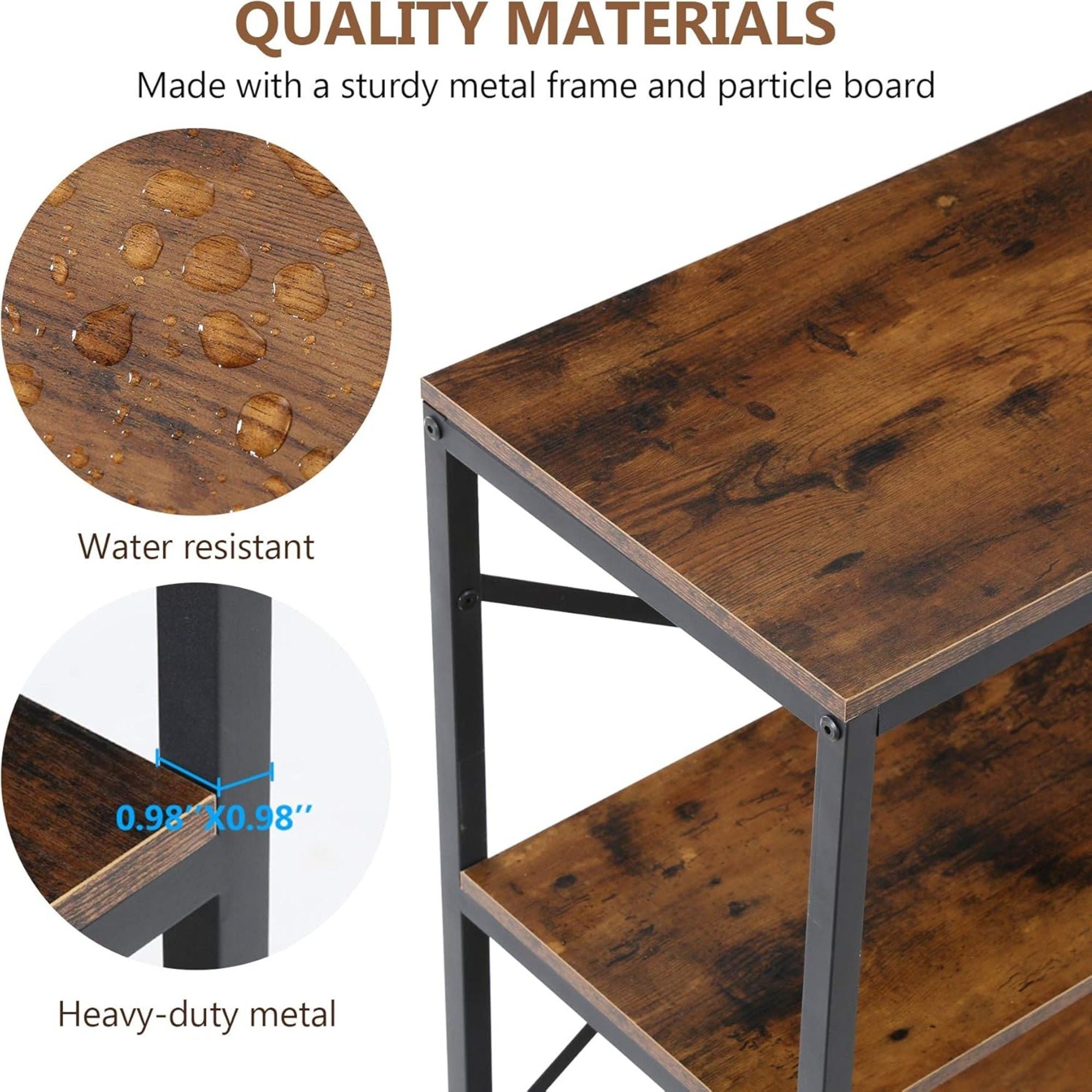 Console Table With X Back Design, Extra Long Storage