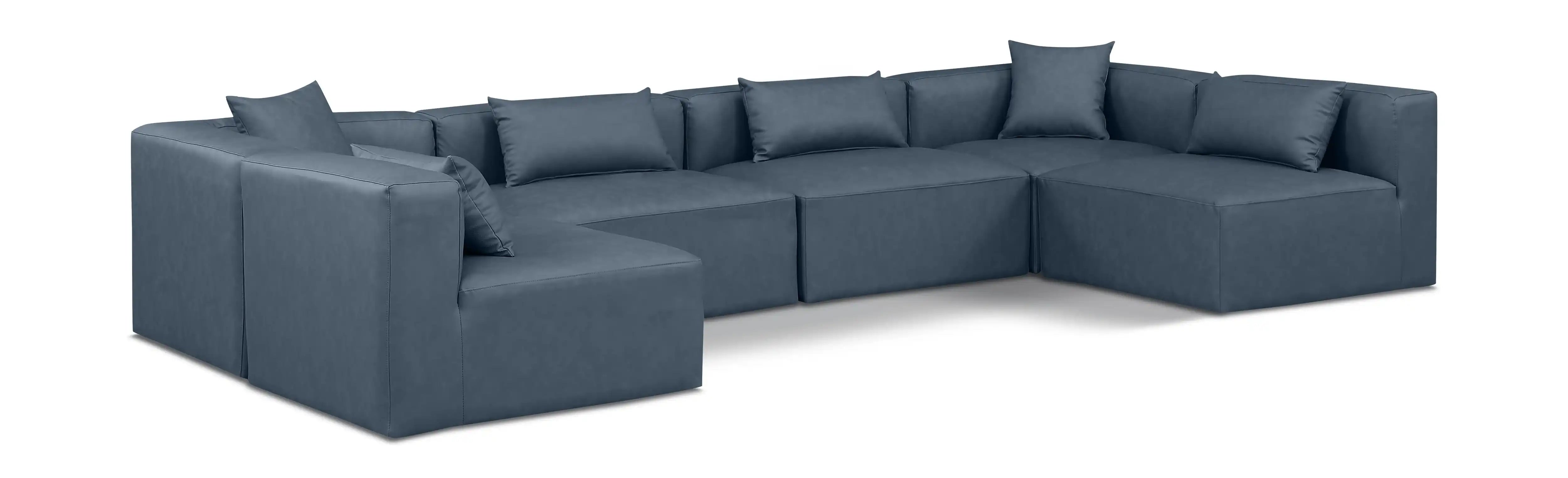 Cube - 6 Piece Modular Armless Sectional - Best Buy Furniture