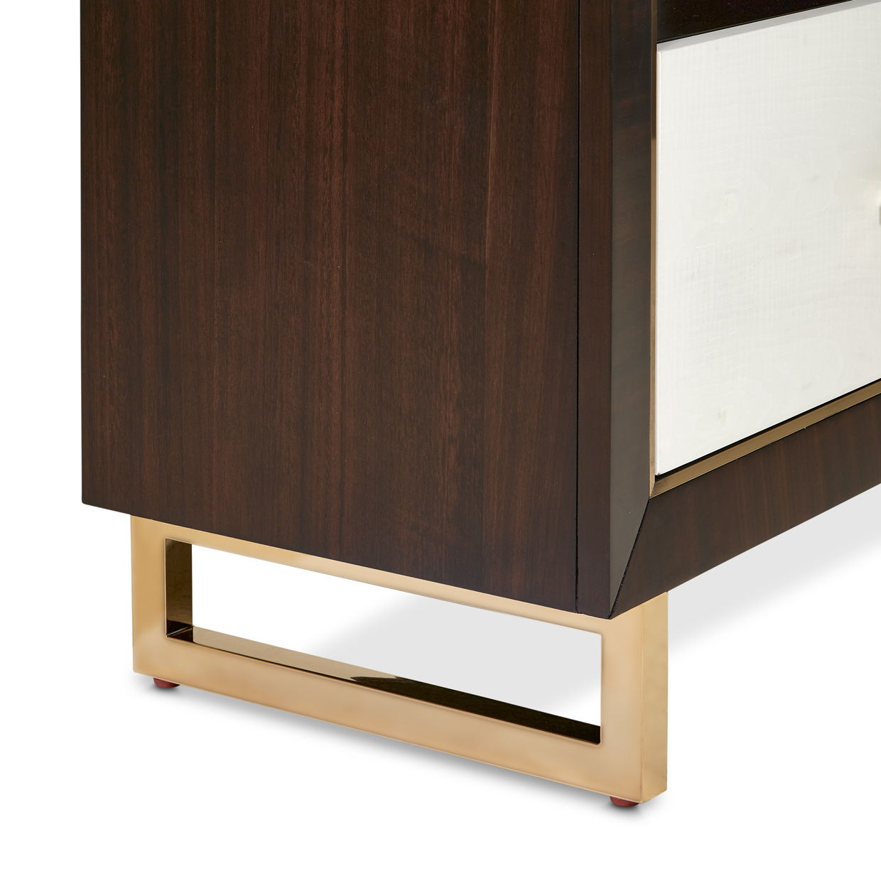 Belmont Place - Media Cabinet - White / Dark Brown