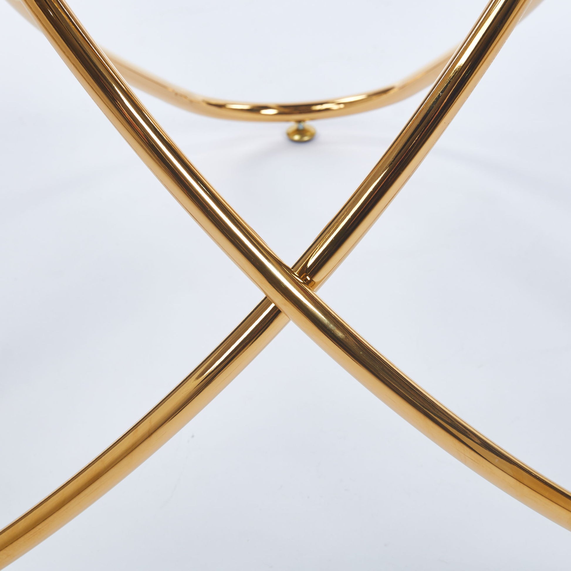 Metal Leg Dining Table With Tempered Glass Top - Best Buy Furniture