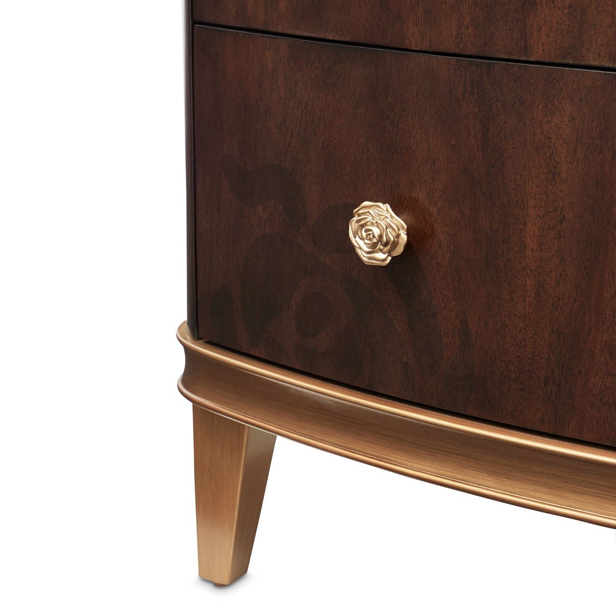Camellia Field - Display Cabinet - Warm Pecan
