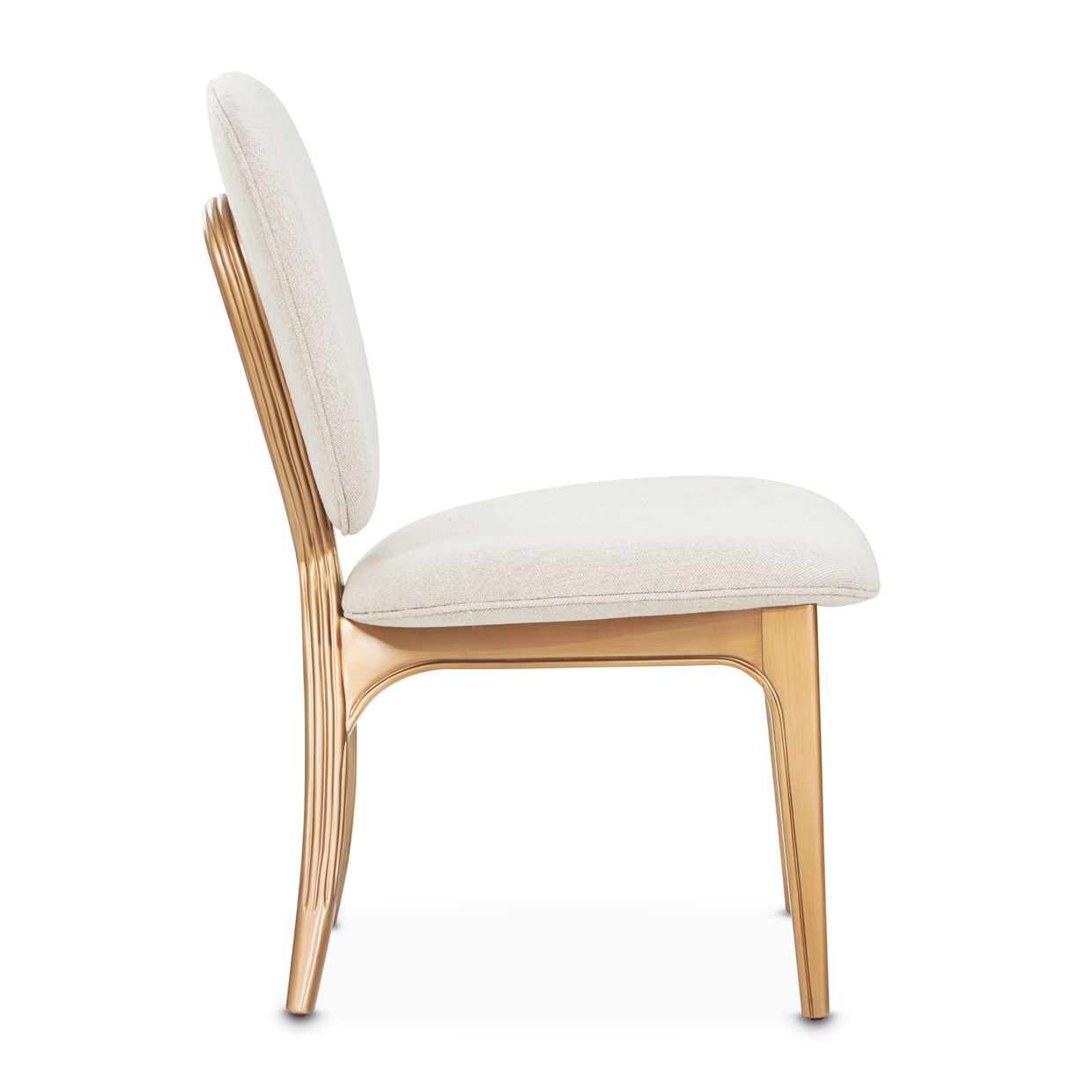Camellia Field - Vanity Chair - Beige / Gold