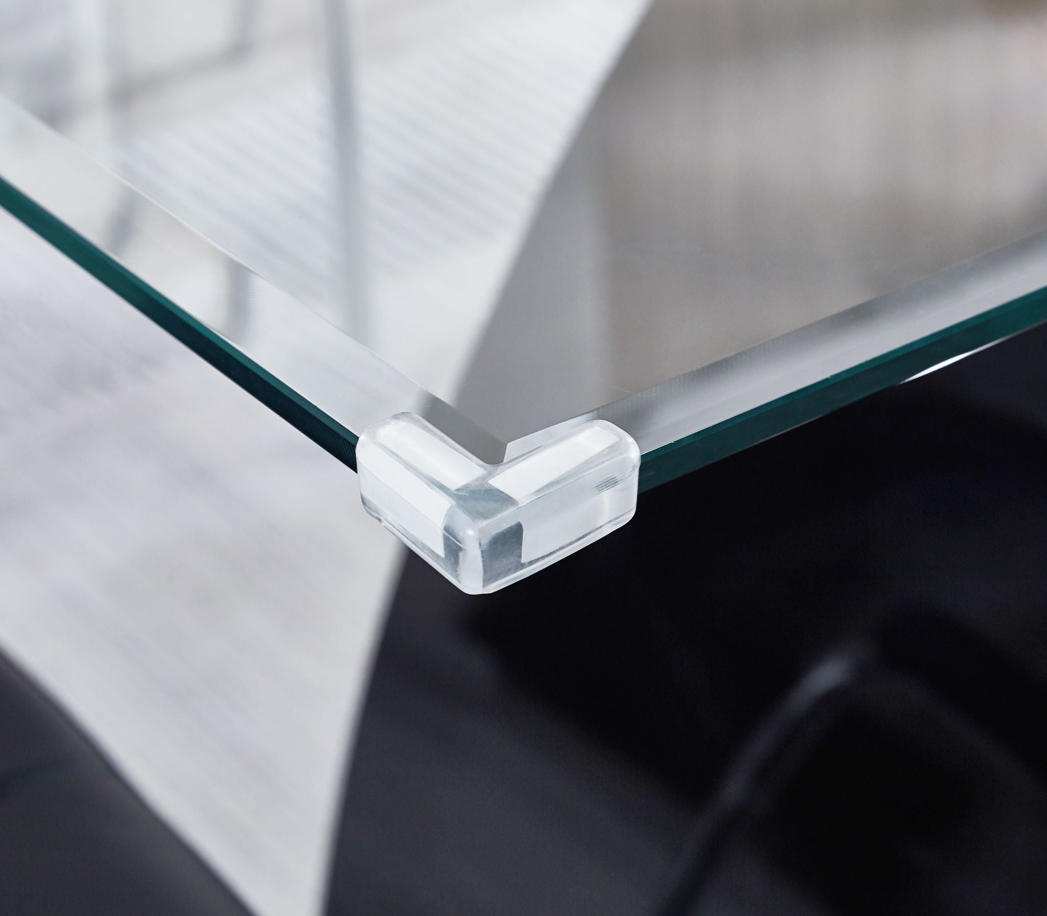 Stylish Dining Room Table, Luxury Glass Top Dining Table, Modern Design For Your House - Black - Best Buy Furniture