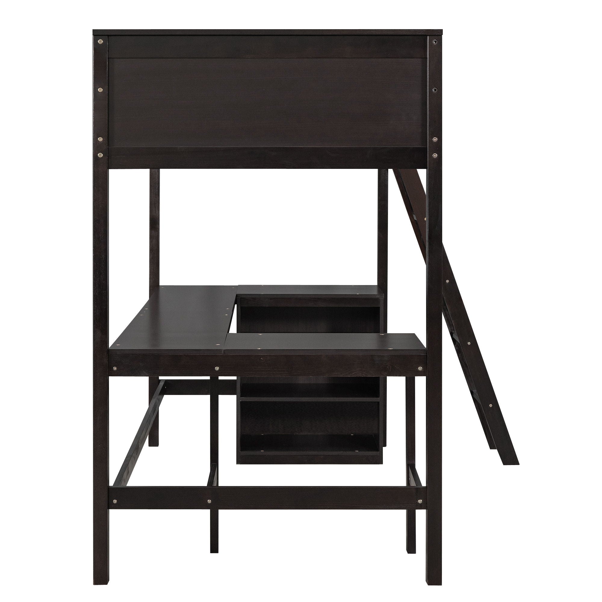 Loft Bed With Shelves With Desk