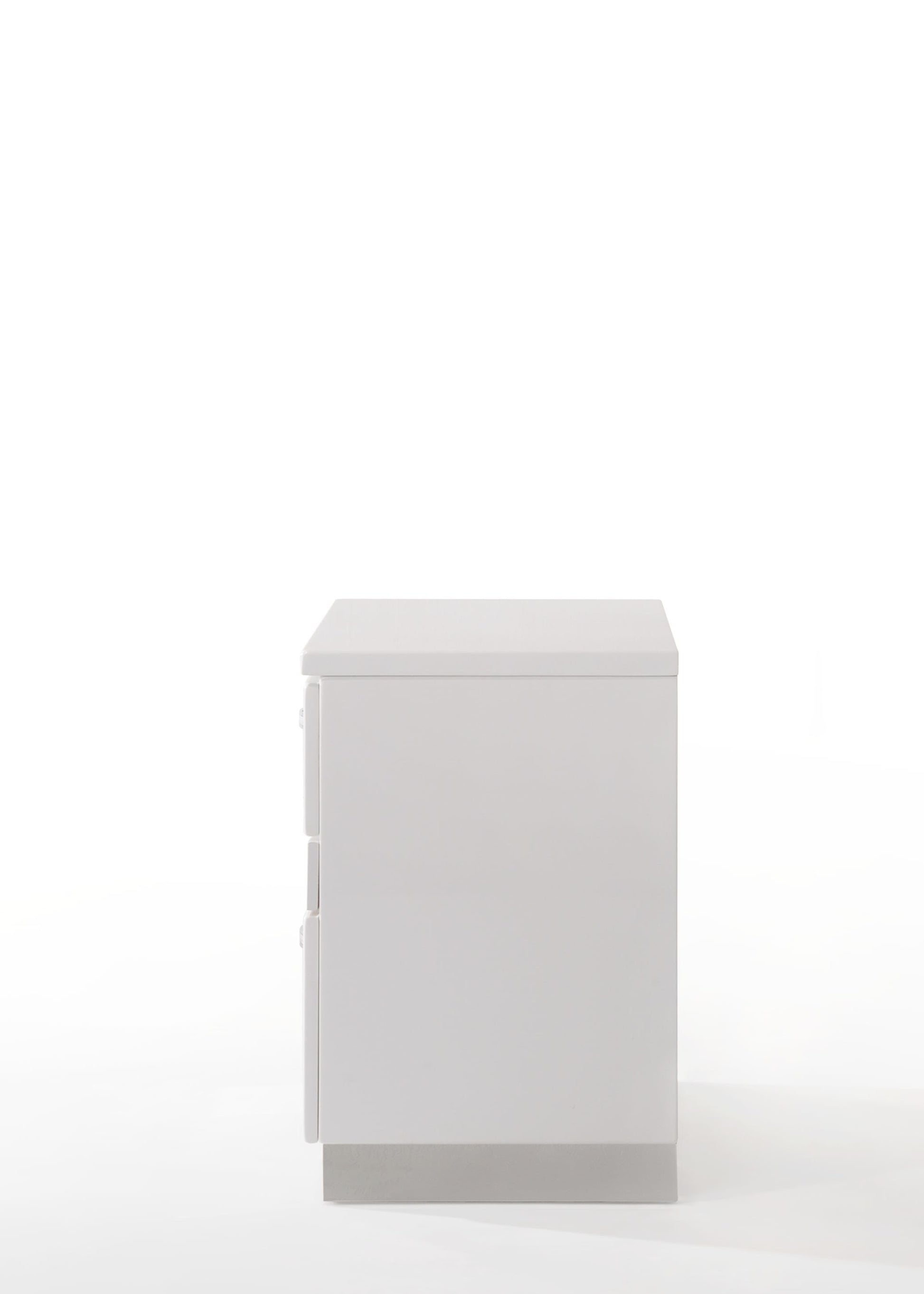 Naima II - High Gloss Nightstand - White - Best Buy Furniture