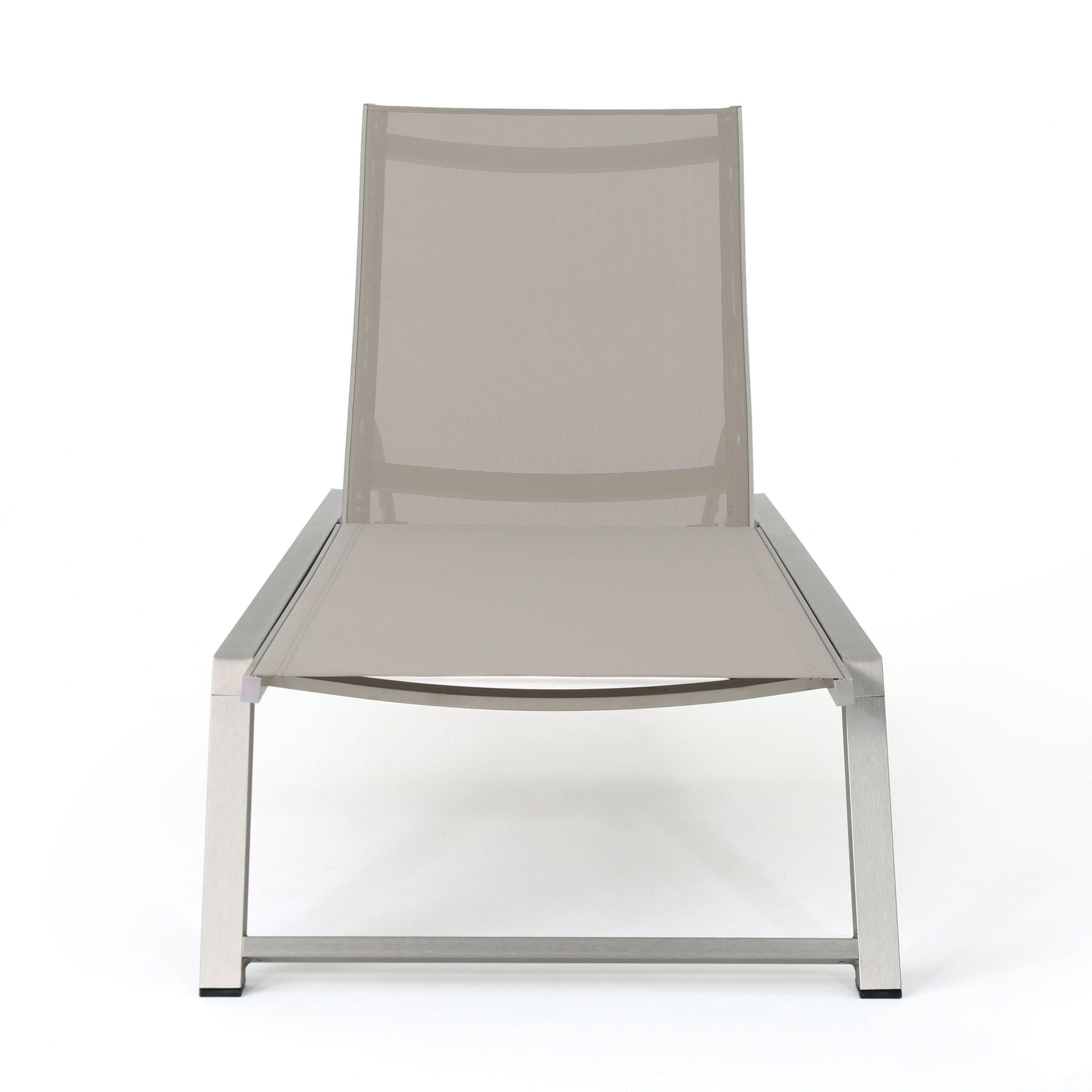 Myers - Modern Chaise Lounge Set With Adjustable Mesh Back