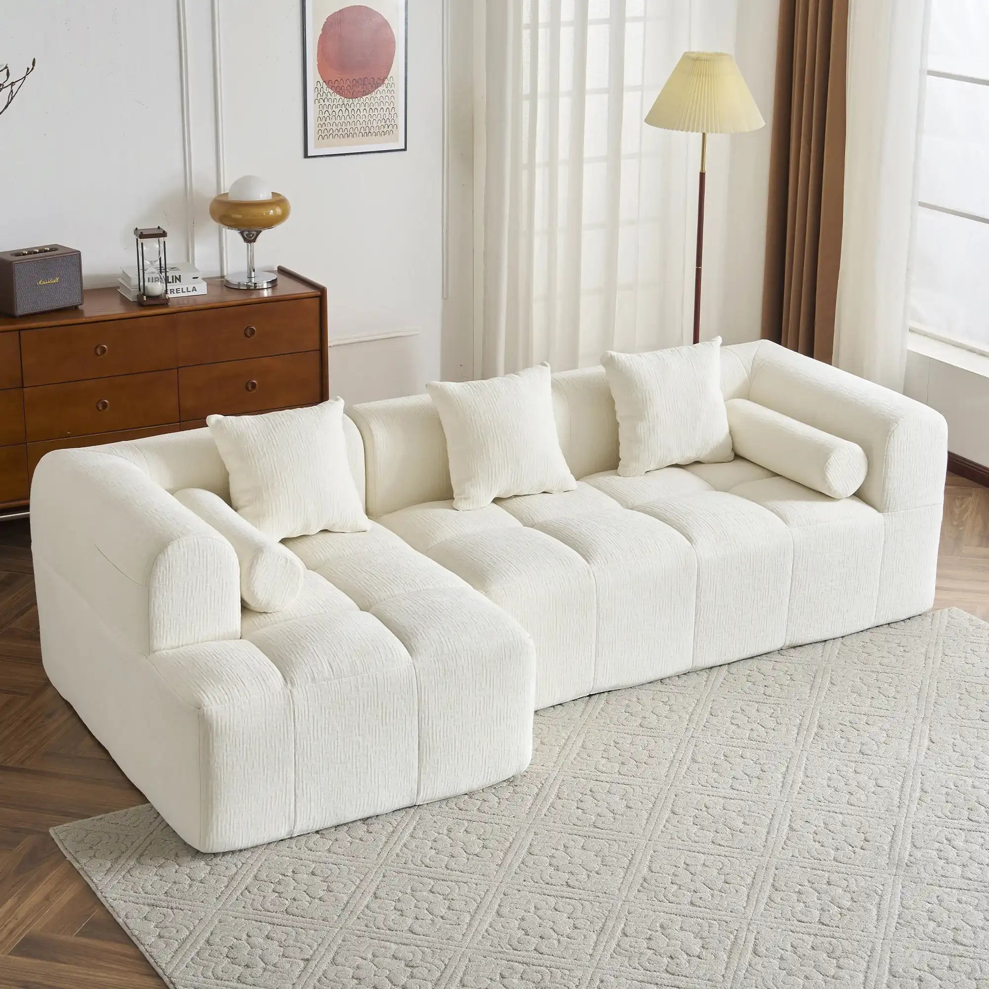 Nomad Nest Sectional Sofa Full-Compressed Foam