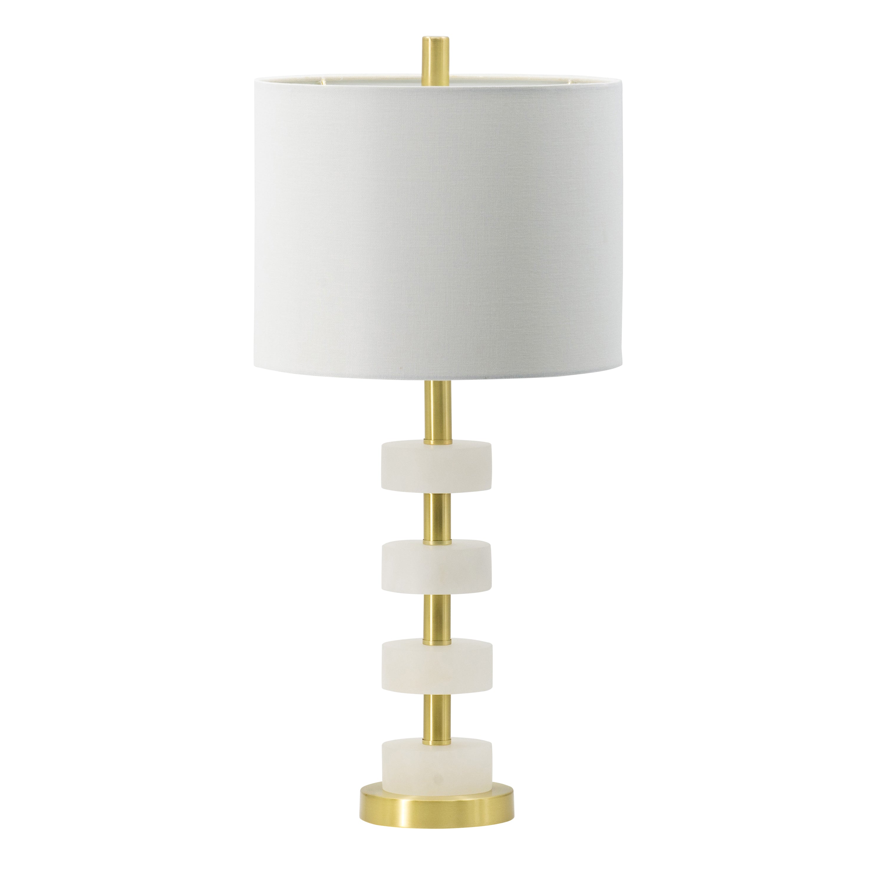 13x13x26 Marble Table Lamp