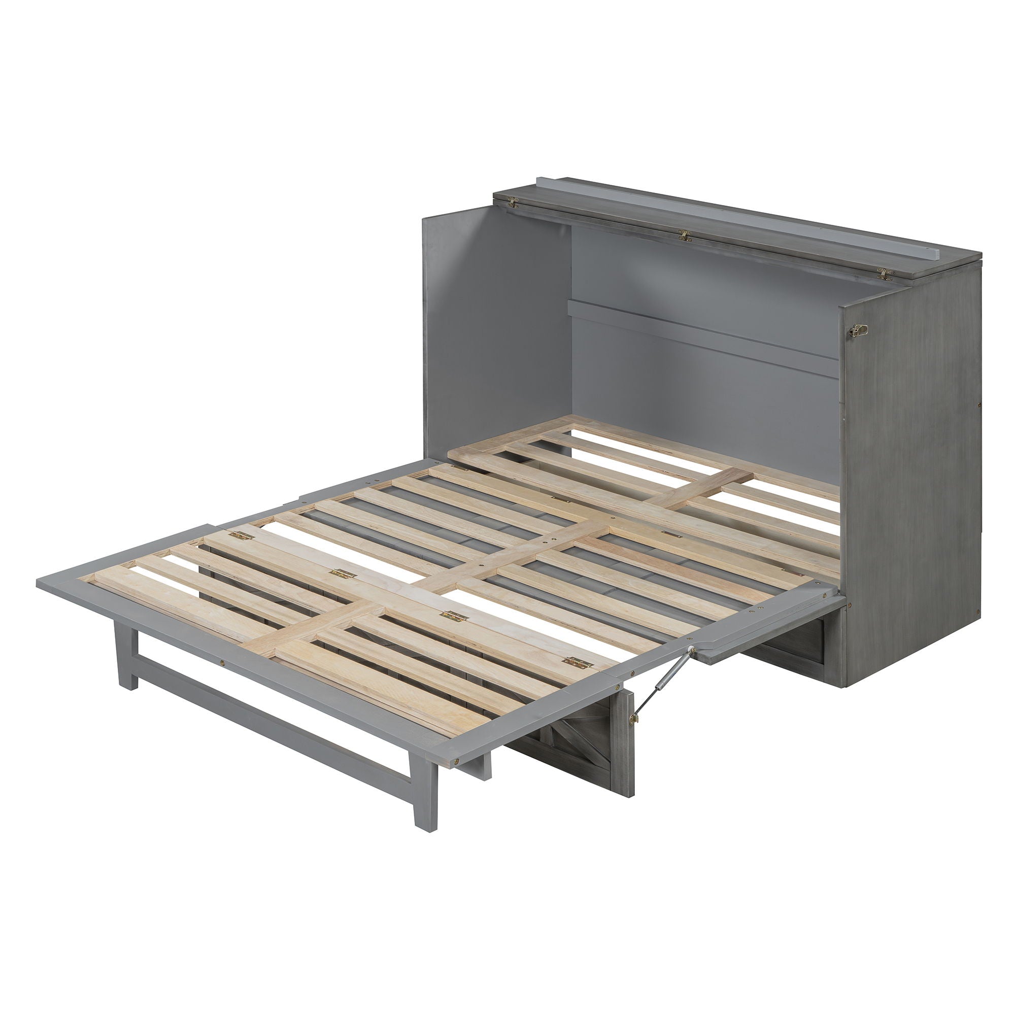 Murphy Bed With Large Drawers And USB Ports