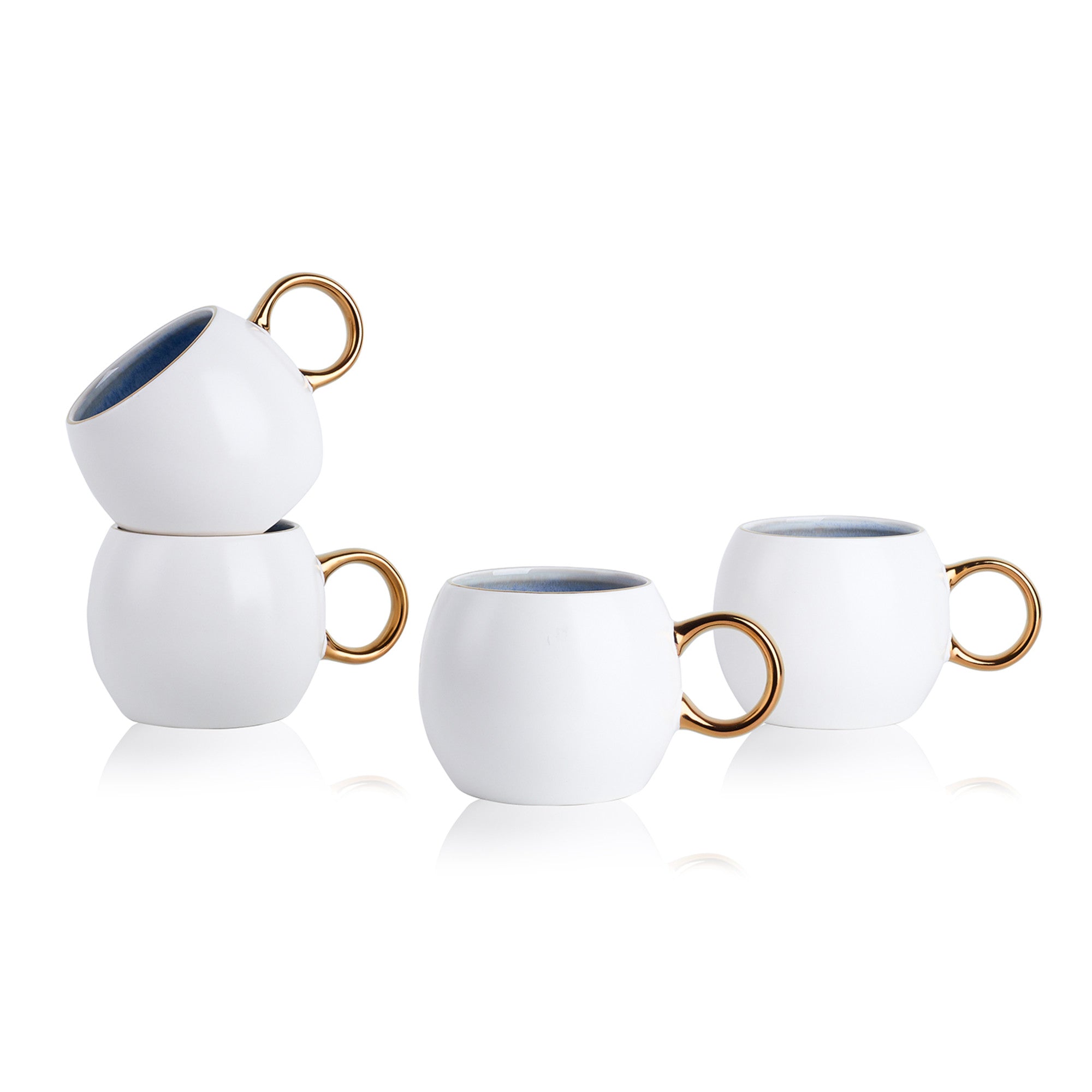 Josephine Porcelain Mug - Blue