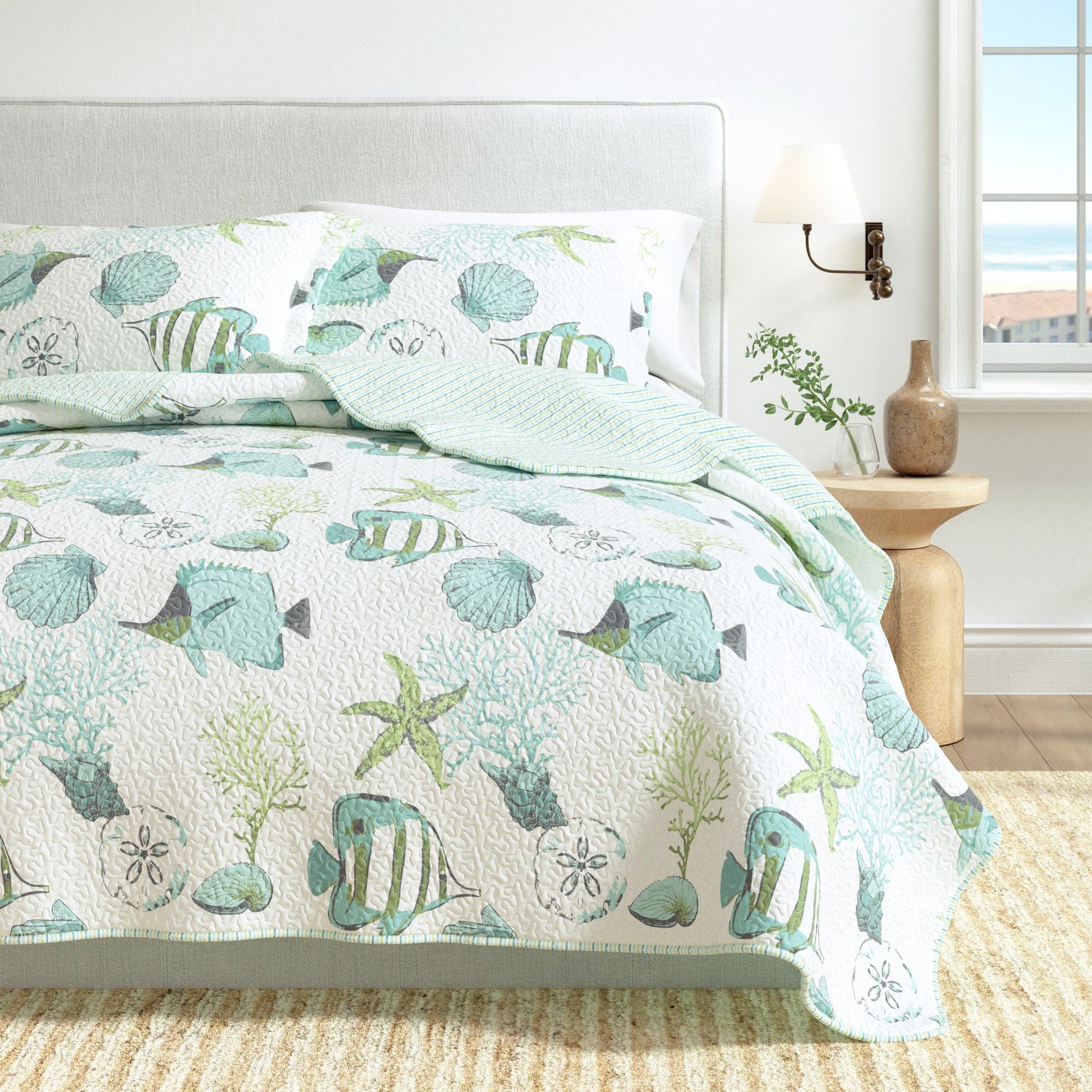 Seaside Collection Quilt Set - Best Buy Furniture