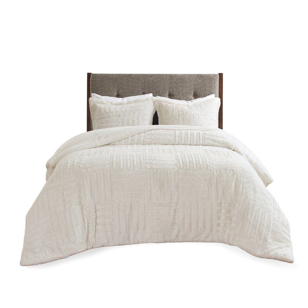 Full/queen fur down alternative comforter mini set - Tuesday Morning - Quilts & Comforters