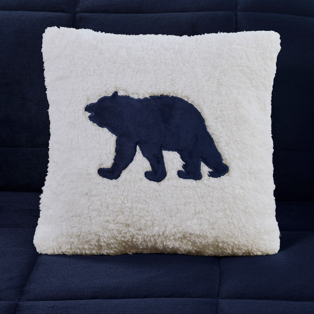Full/queen plush to sherpa down alternative comforter set - Tuesday Morning - Quilts & Comforters