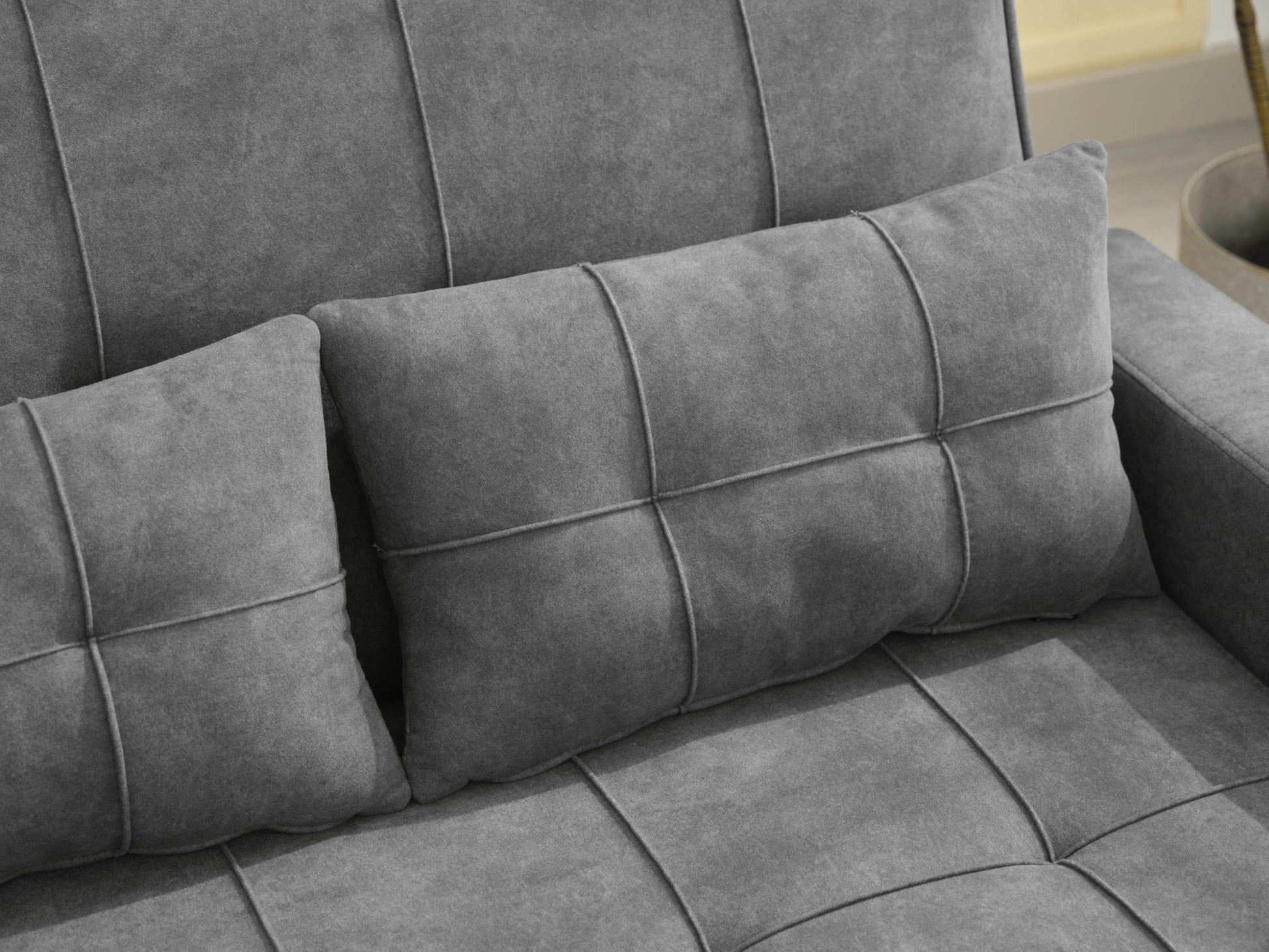 Futon chair bed convertible chair 3 - in - 1 pull out sleeper chair beds with usb - Tuesday Morning - Sleeper Chairs