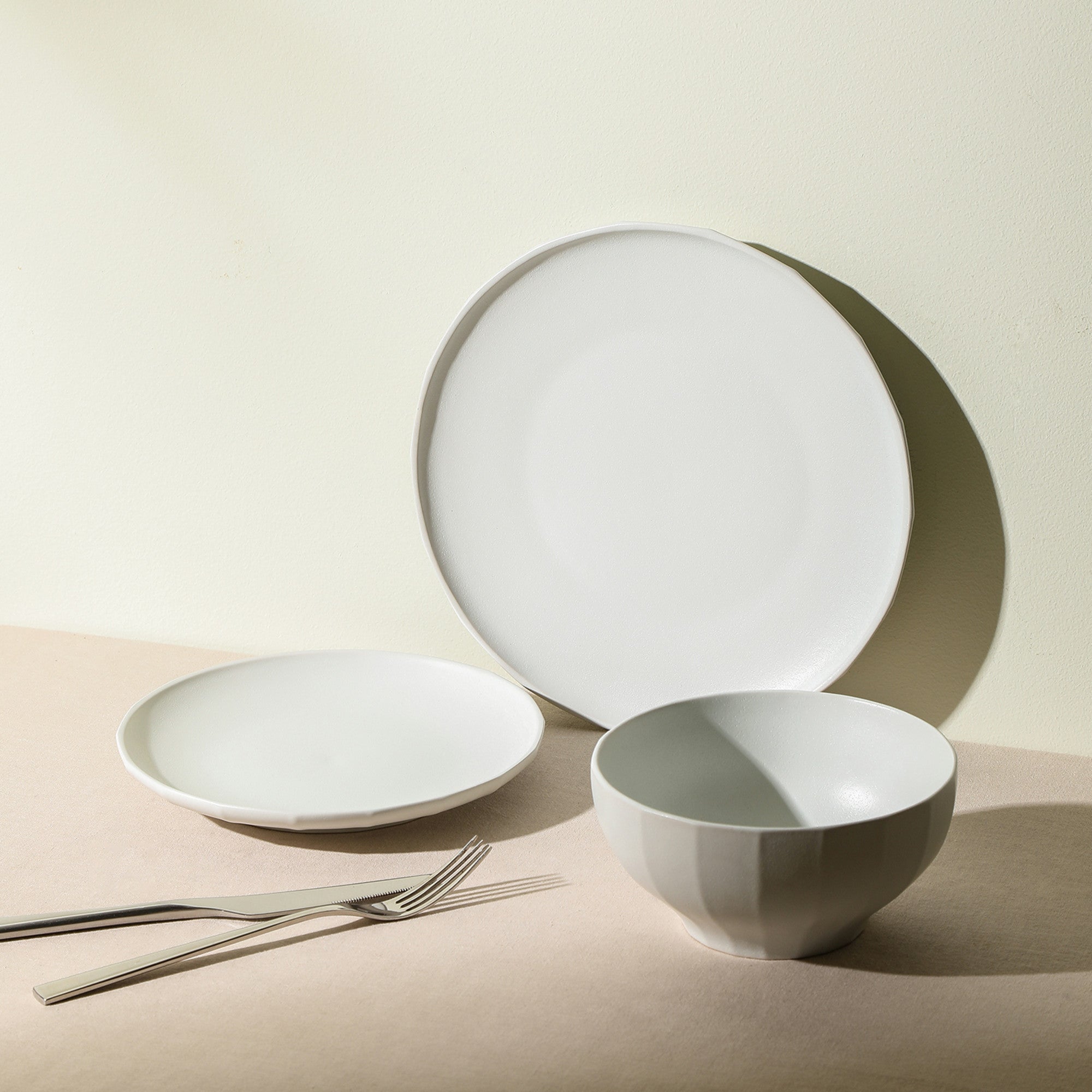 Rio Stoneware Dinnerware Set - Beige