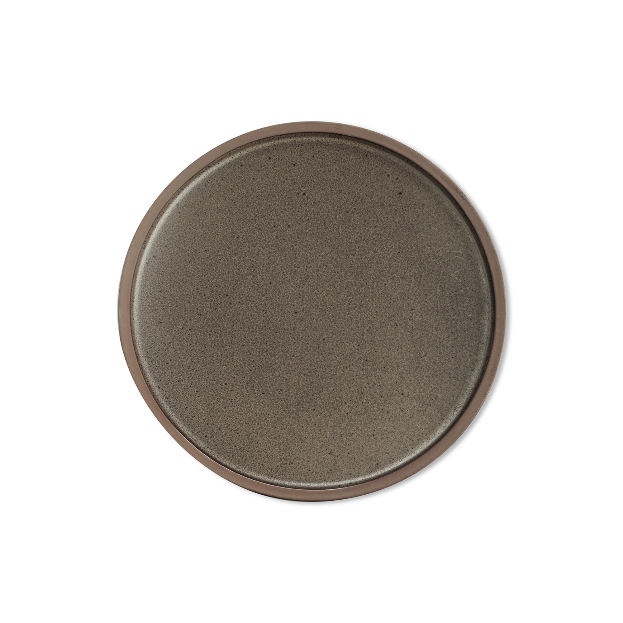 Tina Stoneware Salad Plate - Green And Beige