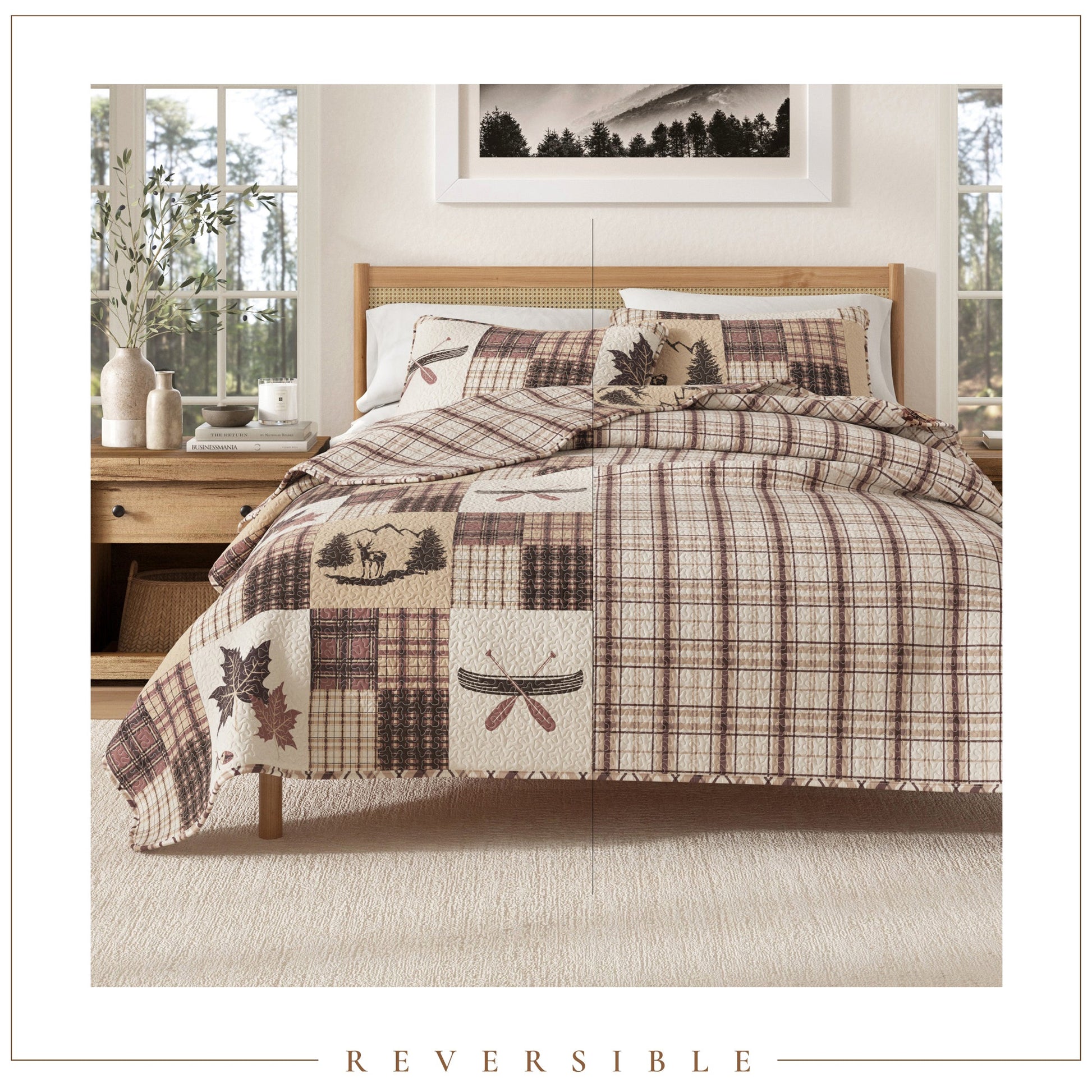 Redwood Lodge 3 Piece Quilt Set - Best Buy Furniture