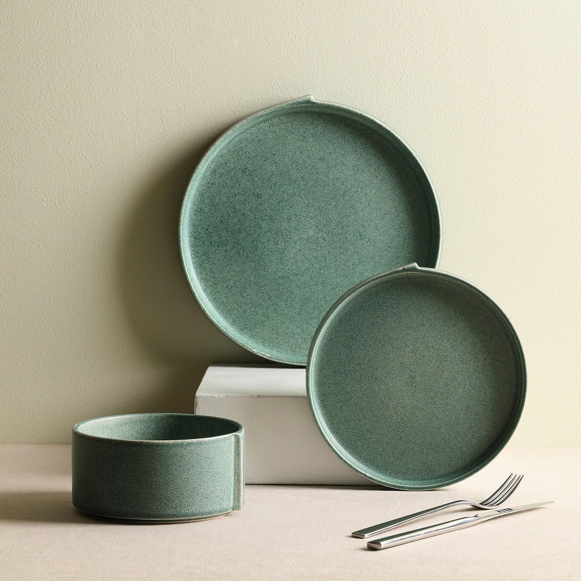 Bao Stoneware Dinnerware Set - Green